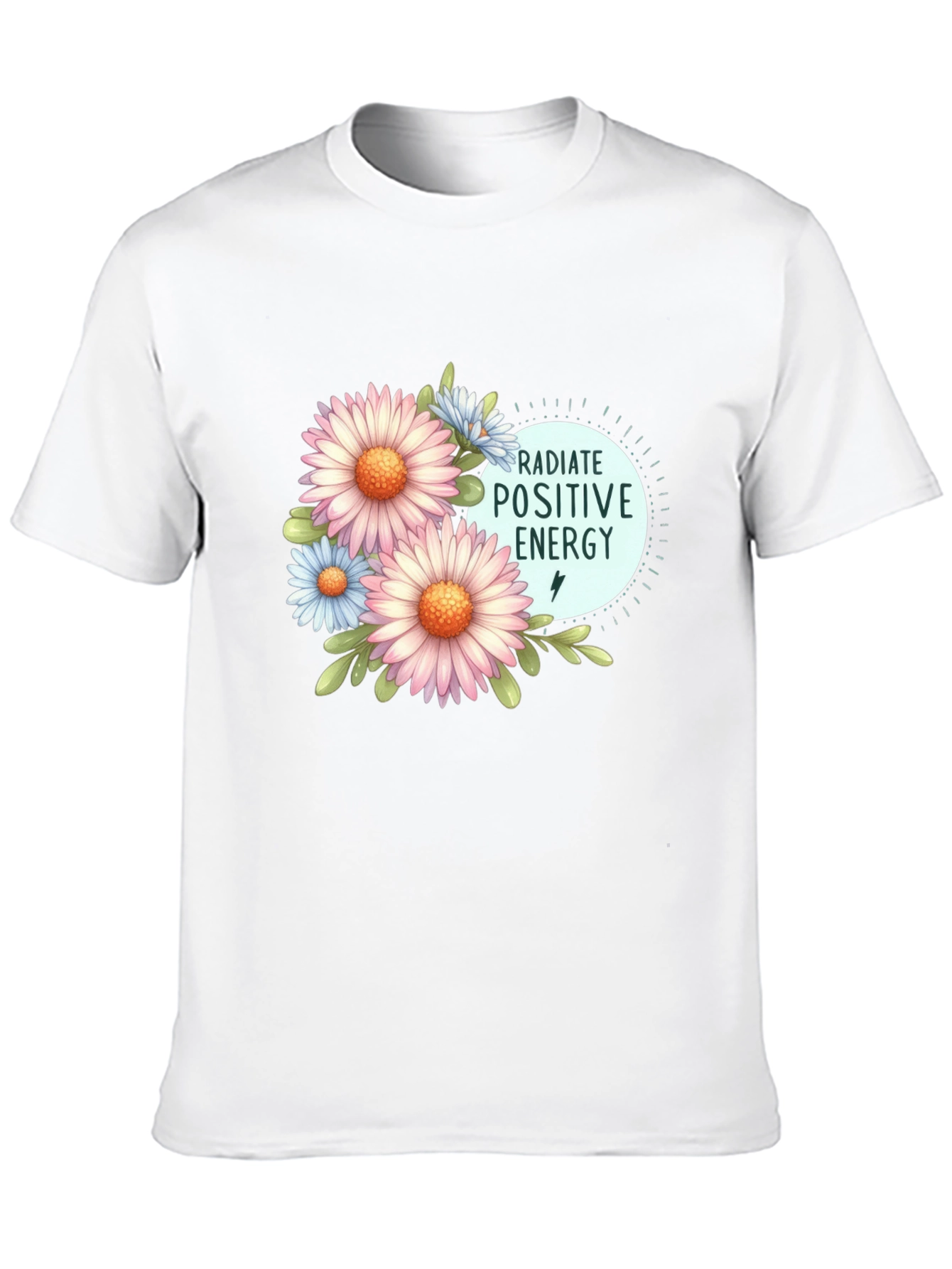 Black Radiate Positive Energy Floral T-Shirt view 10