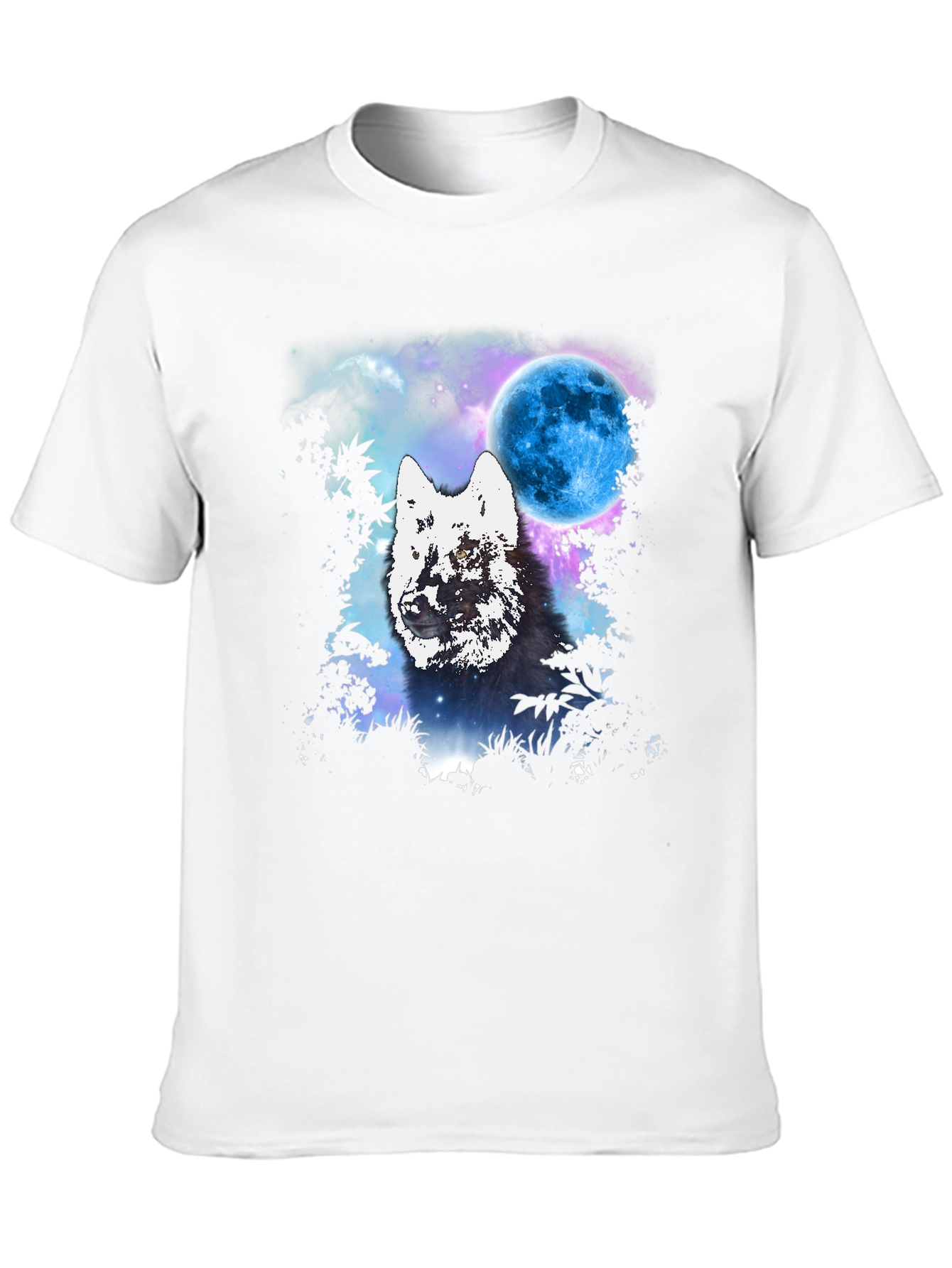 Black Wolf Moon Graphic Tee view 10