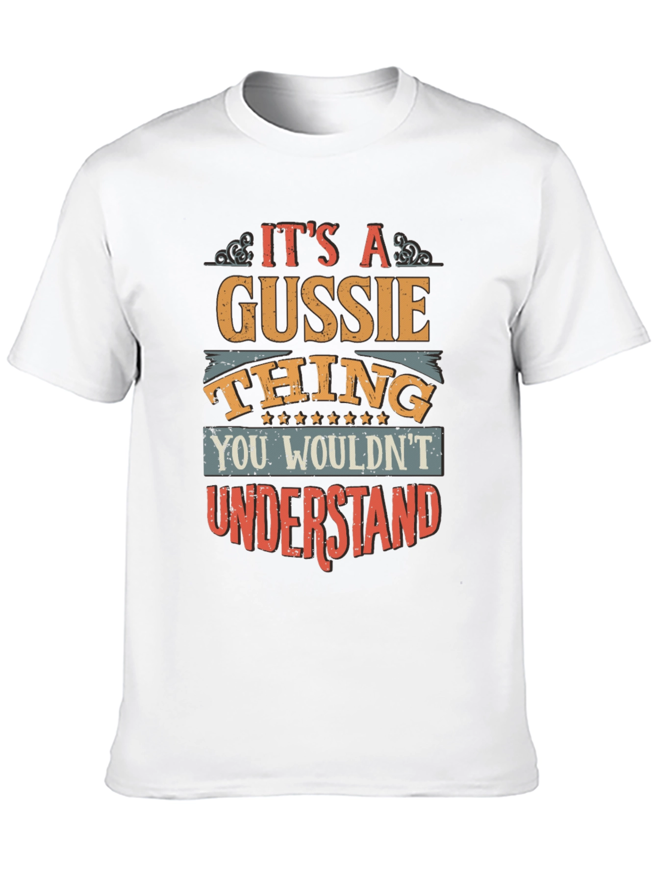 Black It's a Gussie Thing T-Shirt view 10