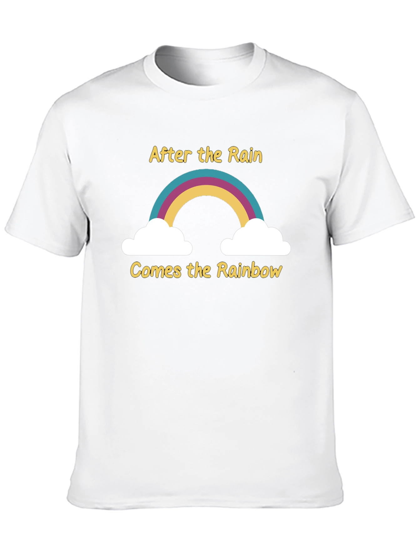 Black Rainbow T-Shirt - After the Rain Graphic Tee view 10