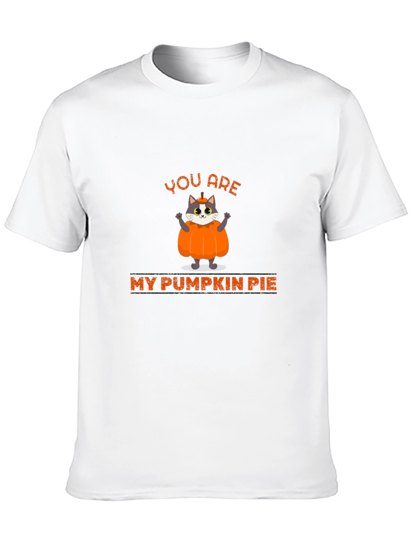 Black You are My Pumpkin Pie Cat Graphic T-Shirt view 10