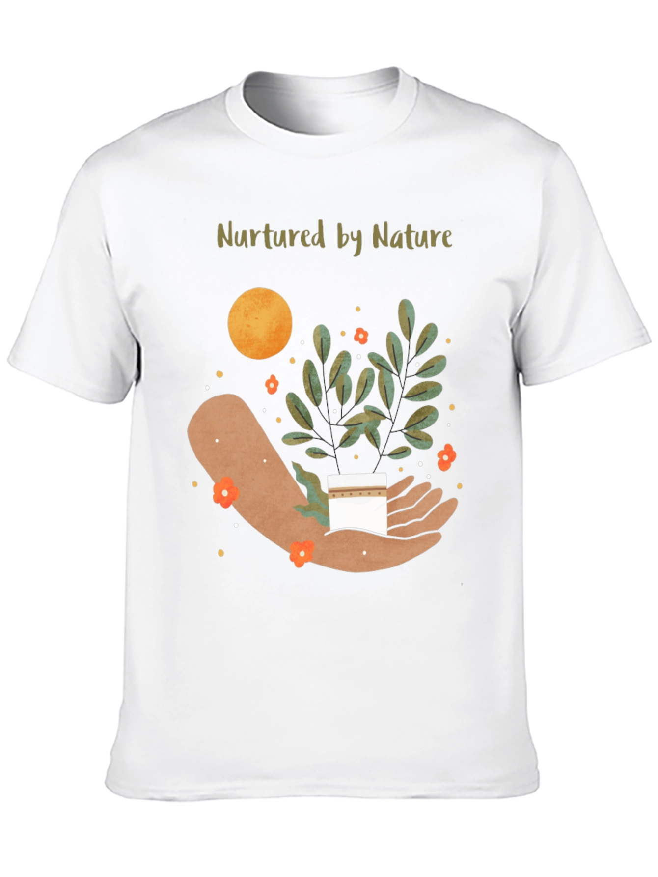 Black Nurtured By Nature Graphic T-Shirt view 10