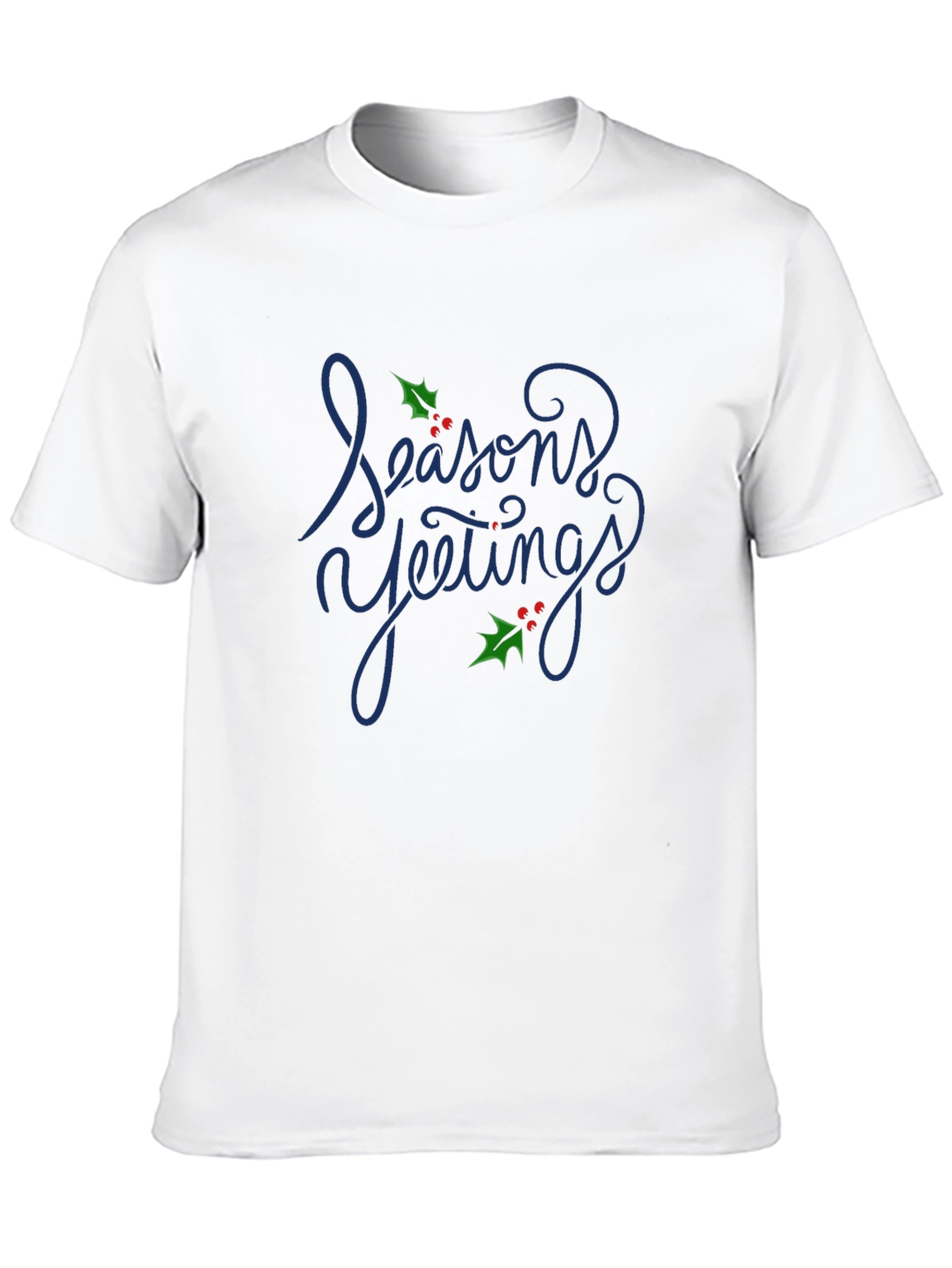 Black Seasons Yeetings T-Shirt - Holiday Funny Tee view 10