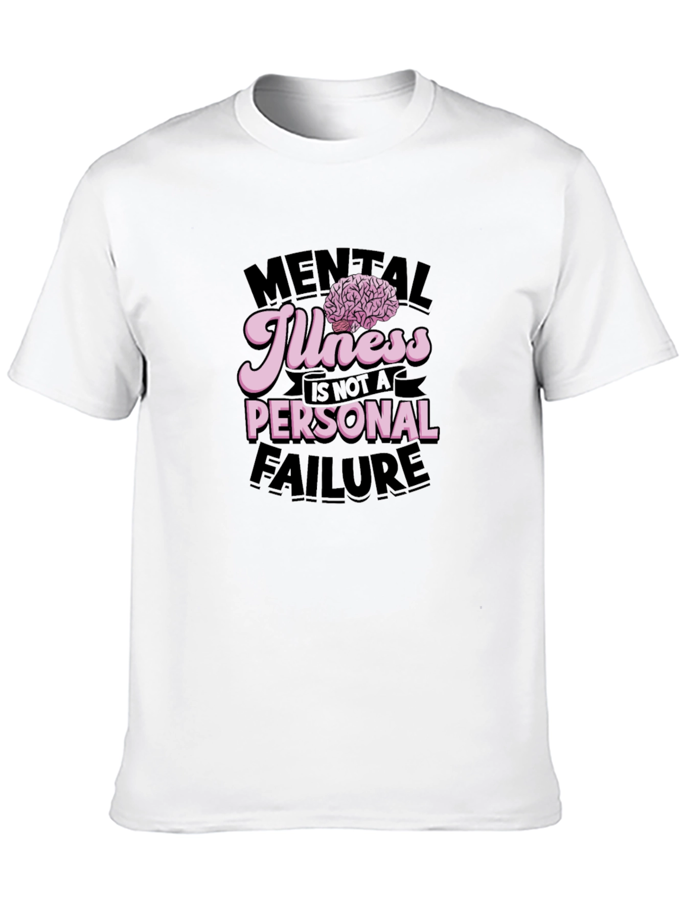 Black Mental Illness Awareness Graphic Tee view 10
