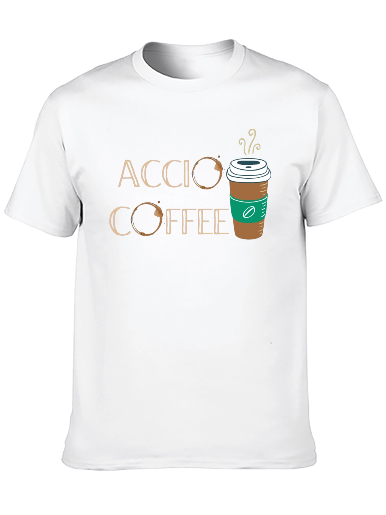 Black Accio Coffee T-Shirt - Magic & Caffeine! view 10