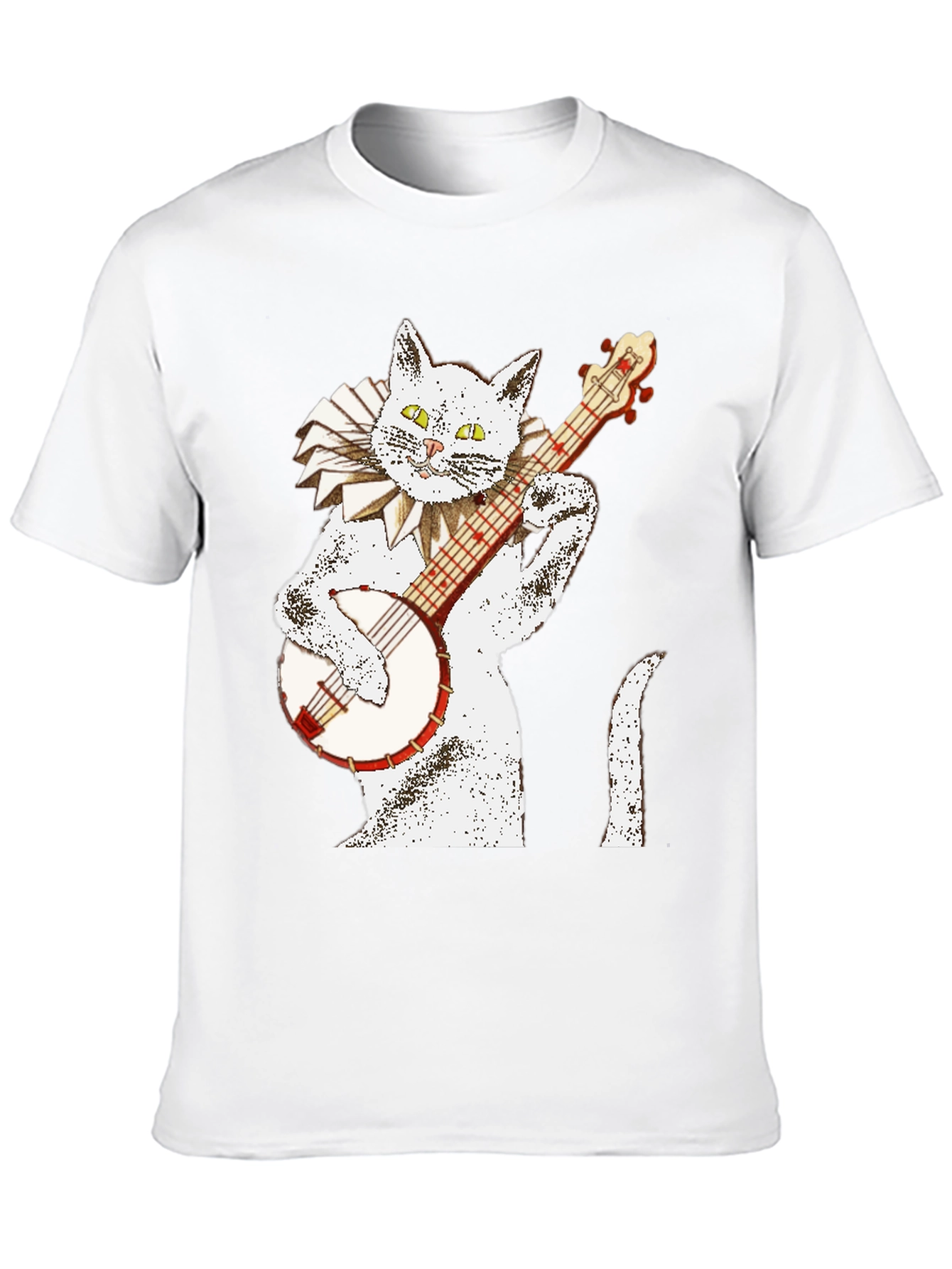 Cat Playing Banjo T-Shirt - 10