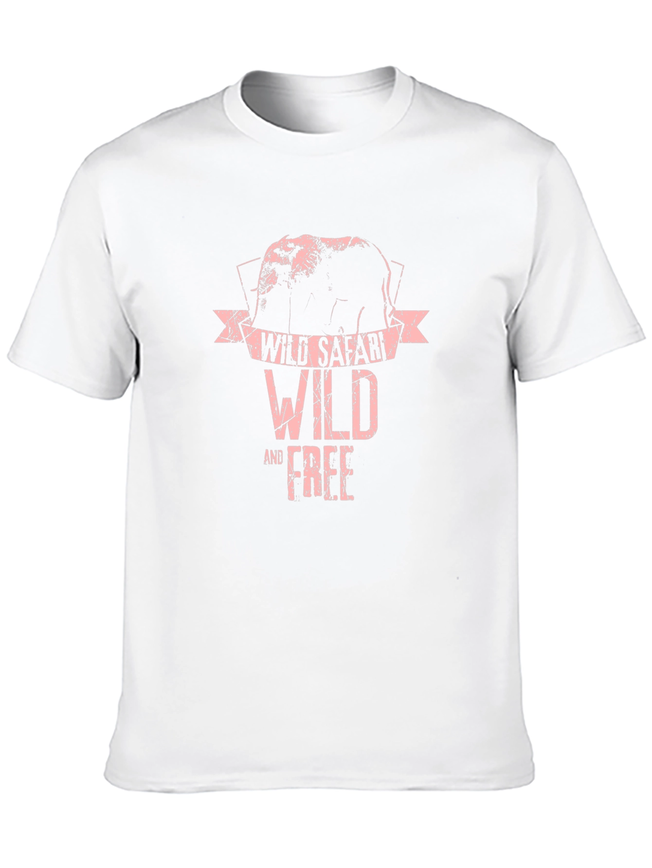 Black Wild Safari Elephant Graphic T-Shirt view 10