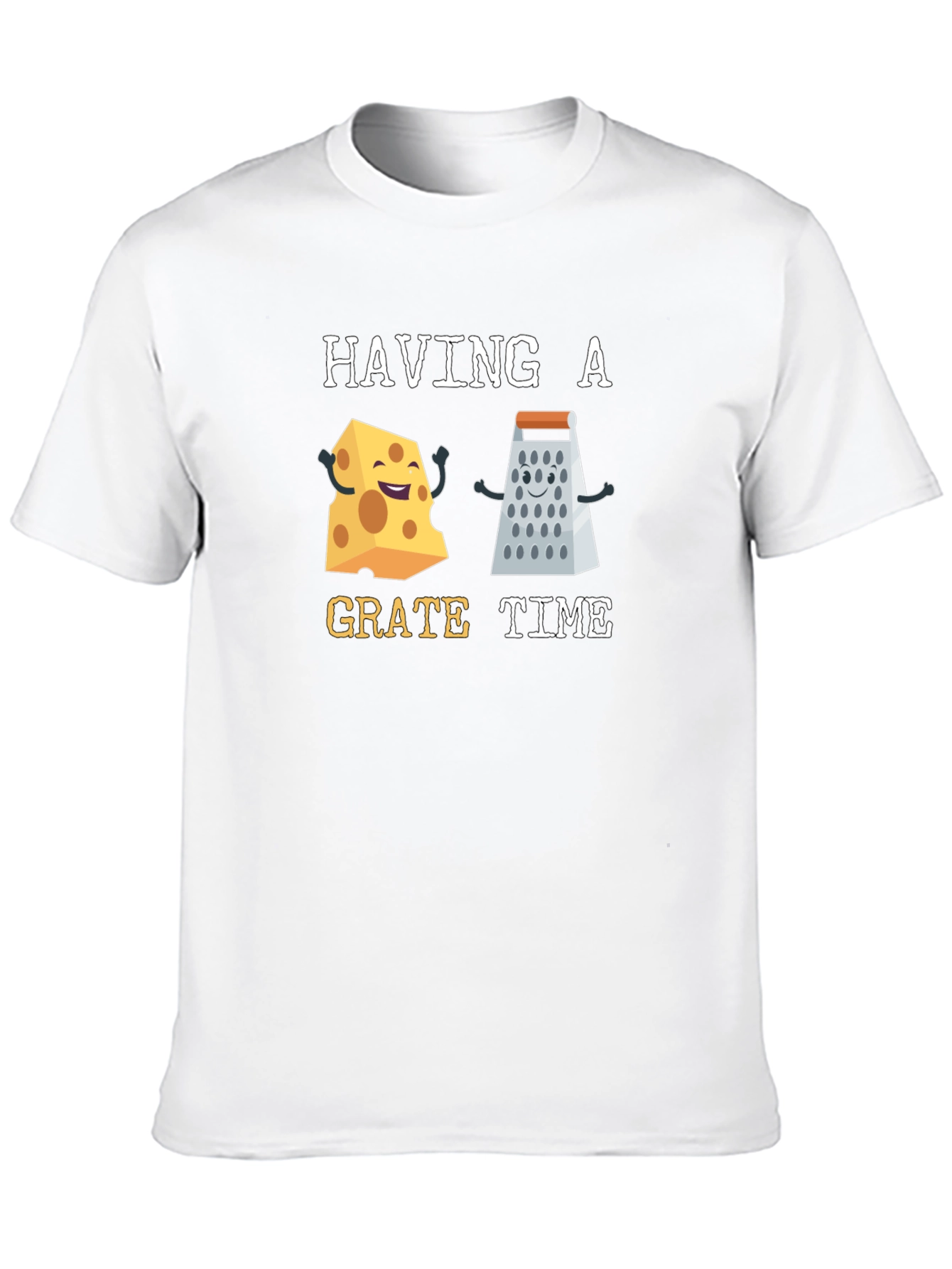 Black Funny Cheese Grater Humor Graphic Tee view 10