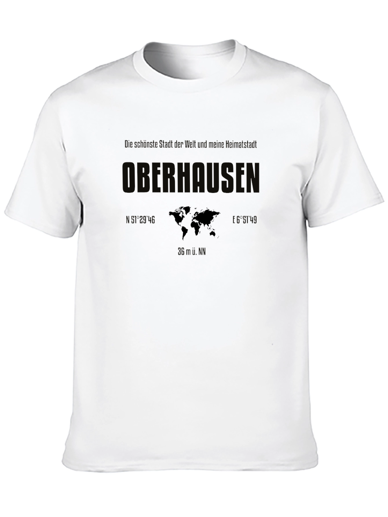 Black Oberhausen Graphic Print Crew Neck T-Shirt view 10