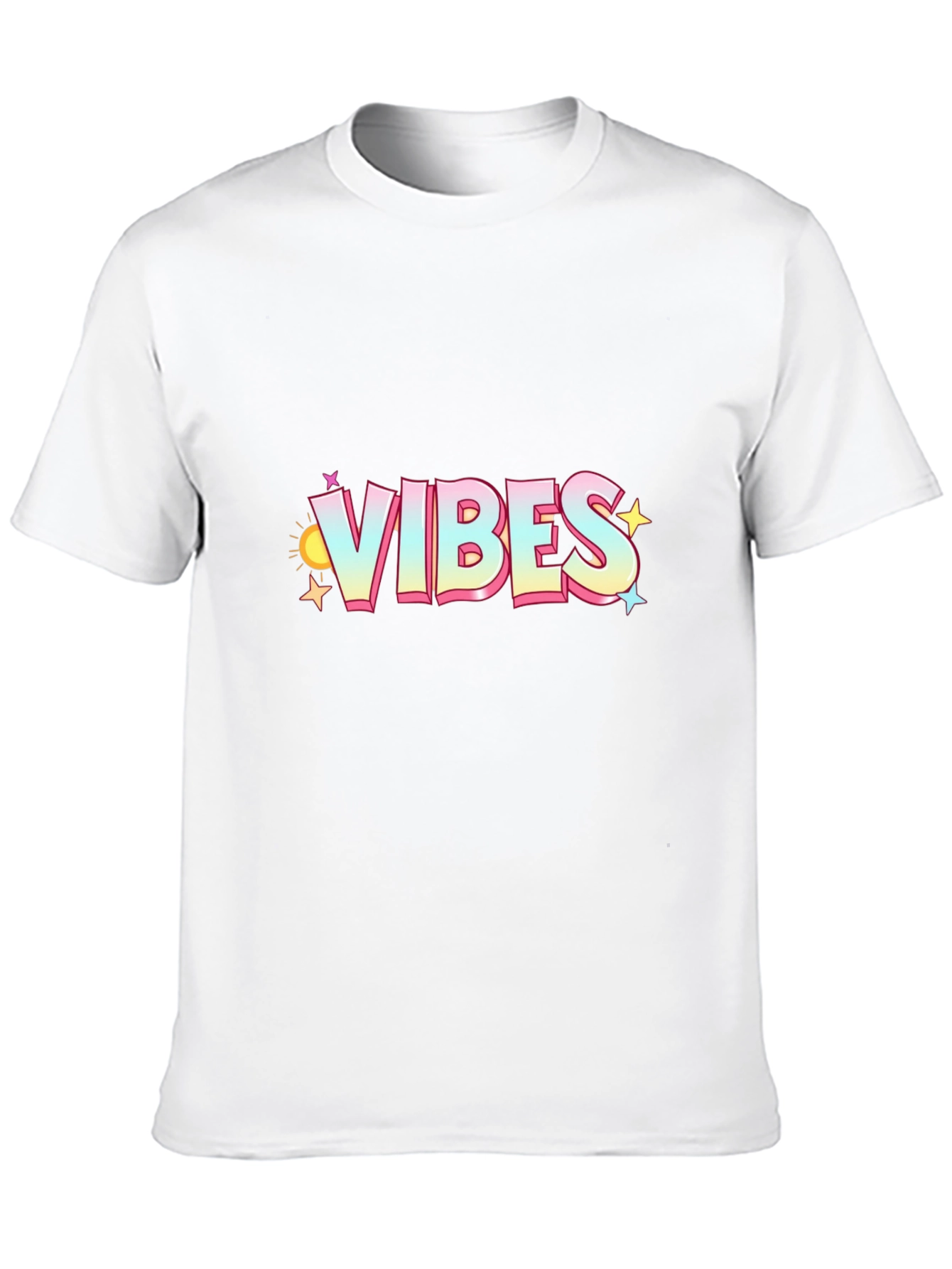 Black Vibes Graphic Tee - Men's Black T-Shirt view 10