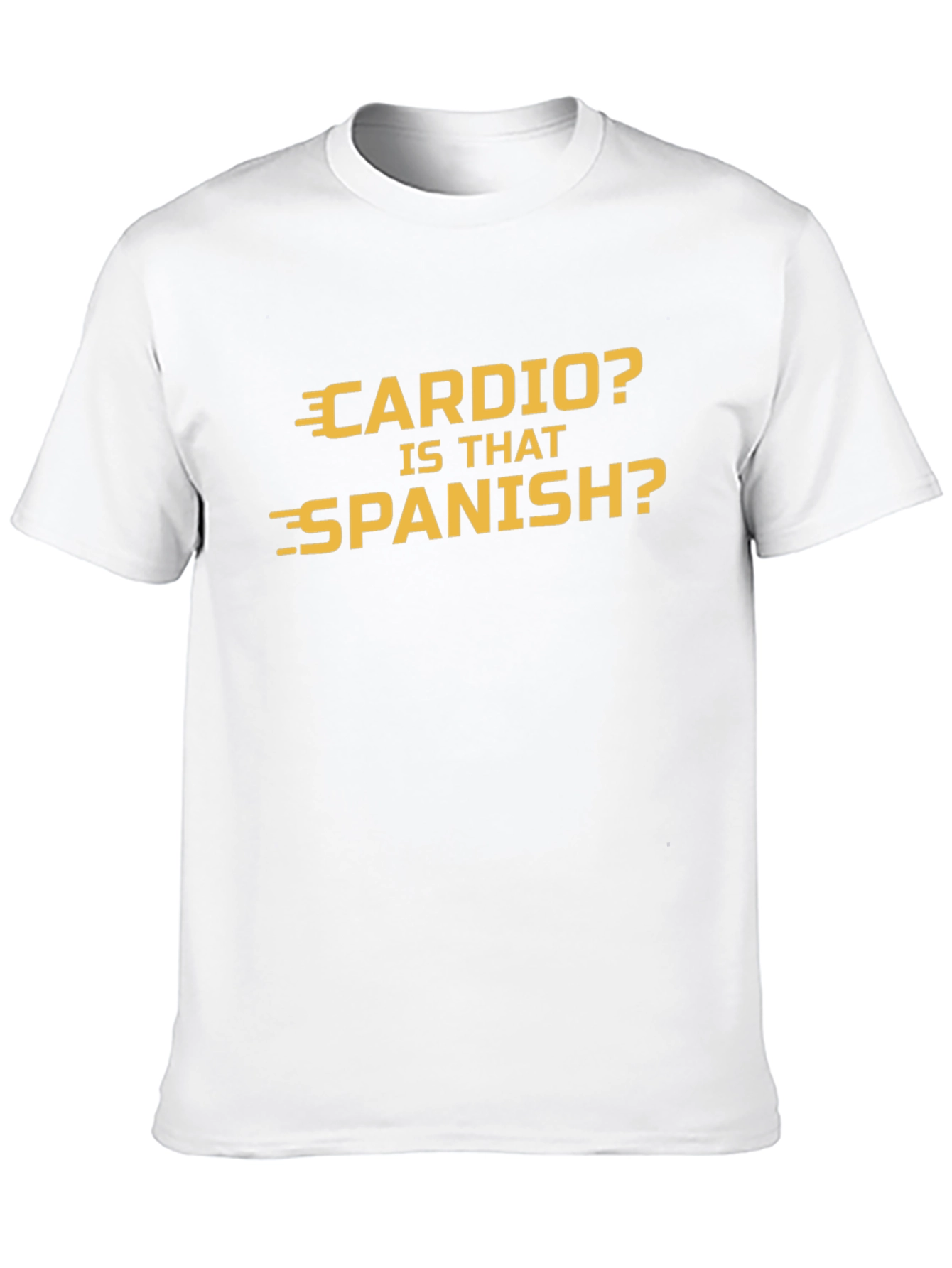 Black Cardio? Is That Spanish? Graphic T-Shirt view 10