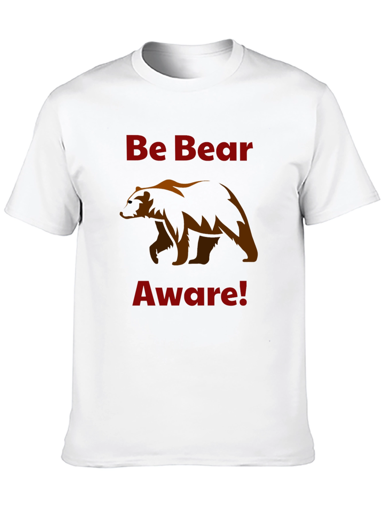Black Be Bear Aware T-Shirt view 10
