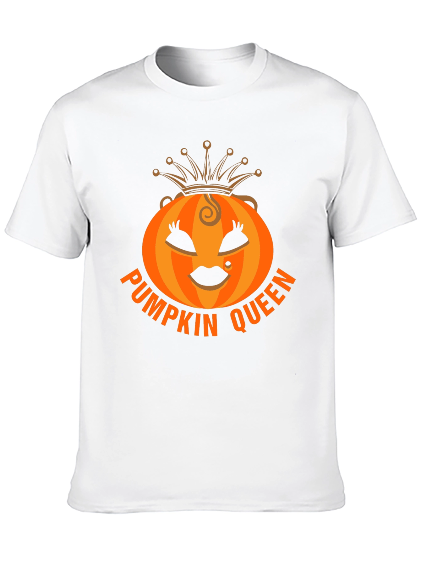 Black Pumpkin Queen Graphic Tee - Halloween Apparel view 10