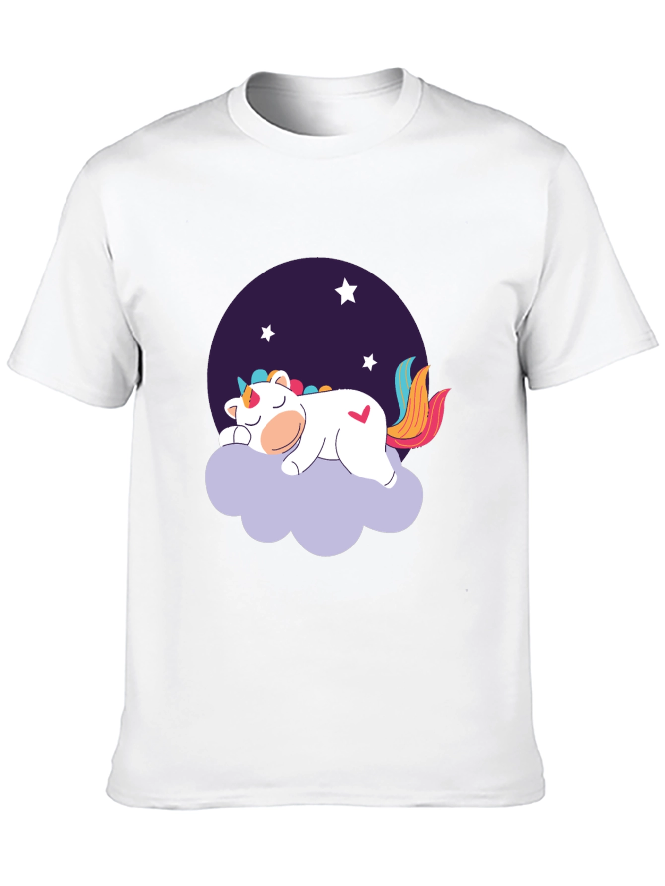 Black Unicorn Dreams Black T-Shirt view 10