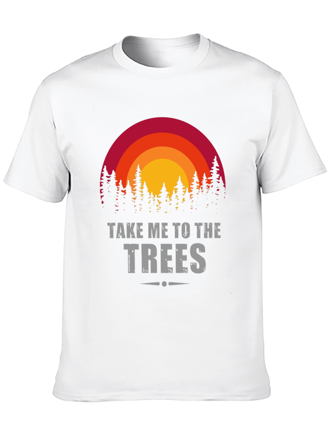 Black Take Me To The Trees Graphic Tee view 10