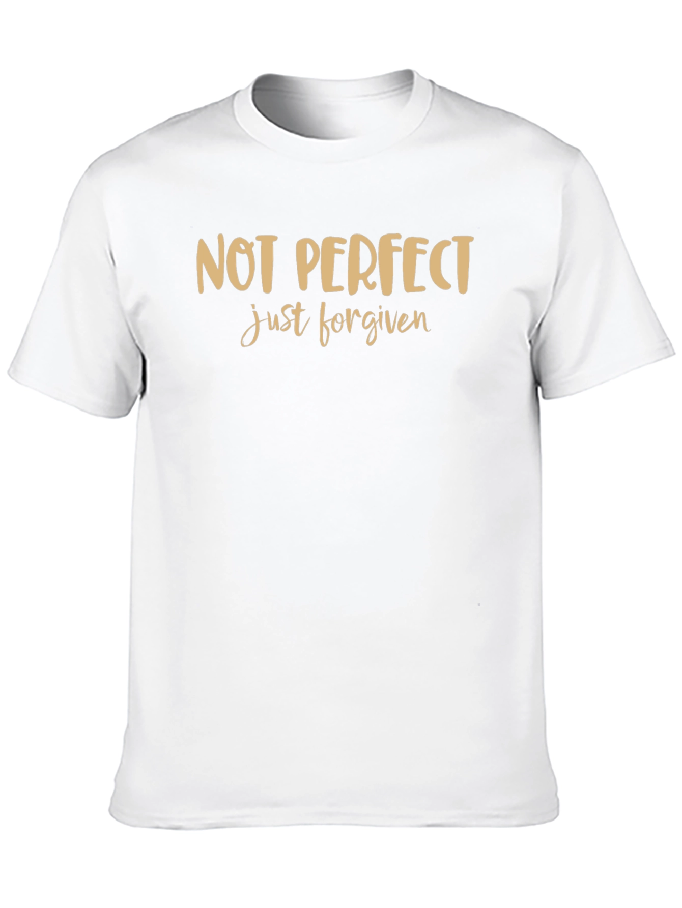 Black Not Perfect Just Forgiven Graphic Tee view 10