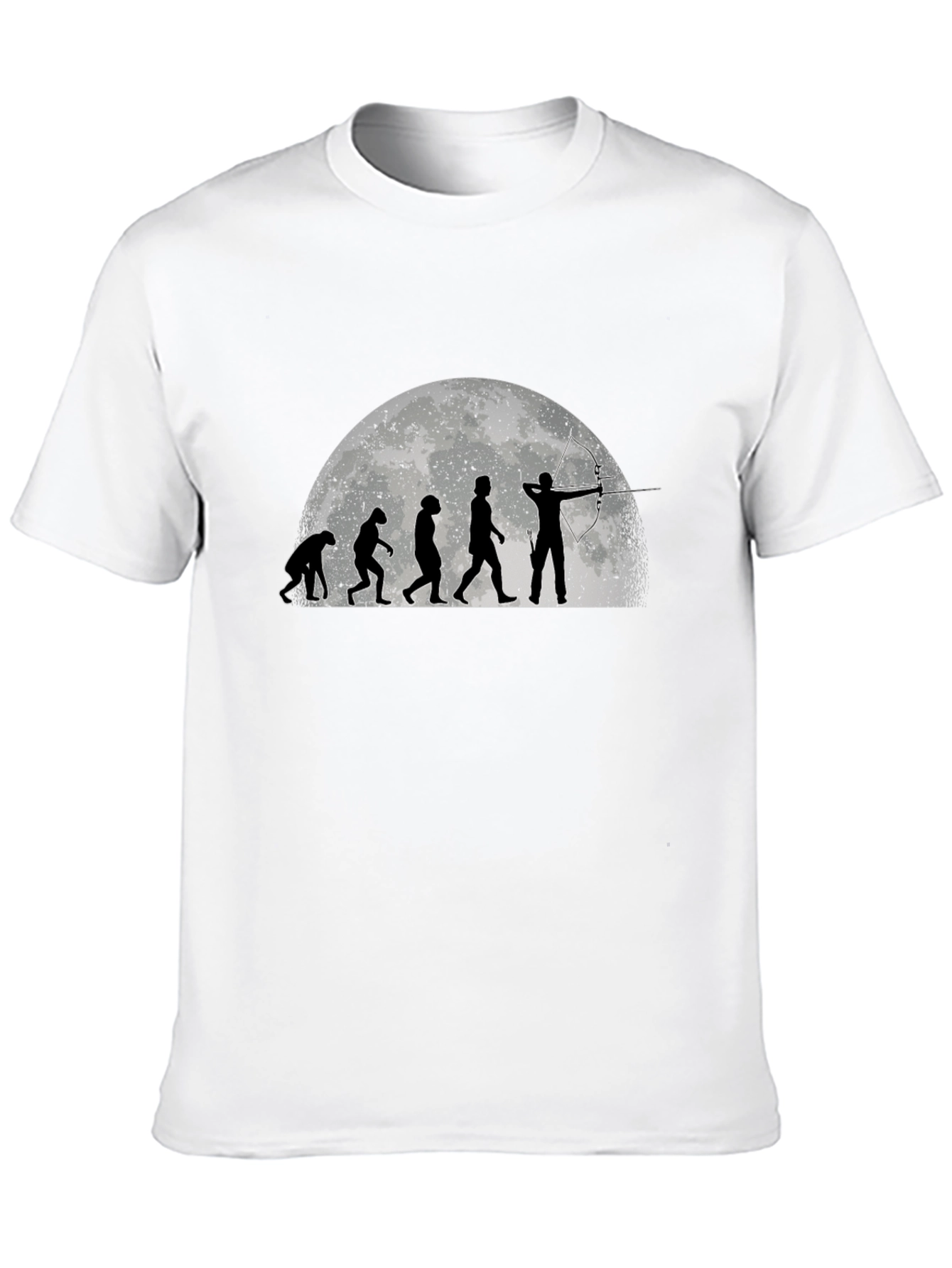 Black Evolution of Archery Black T-Shirt view 10