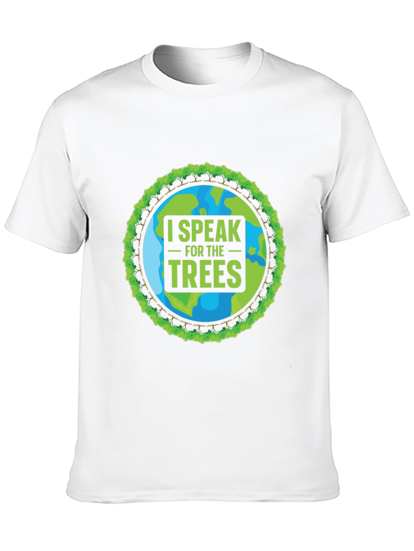 Black I Speak for the Trees Graphic T-Shirt view 10