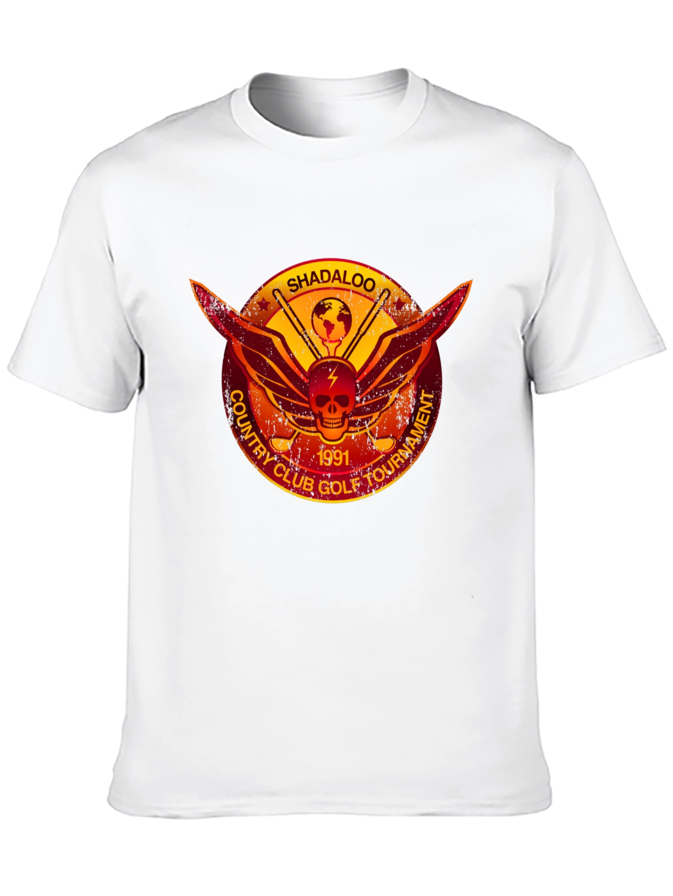 Black Shadaloo Country Club Golf Tournament T-Shirt view 10