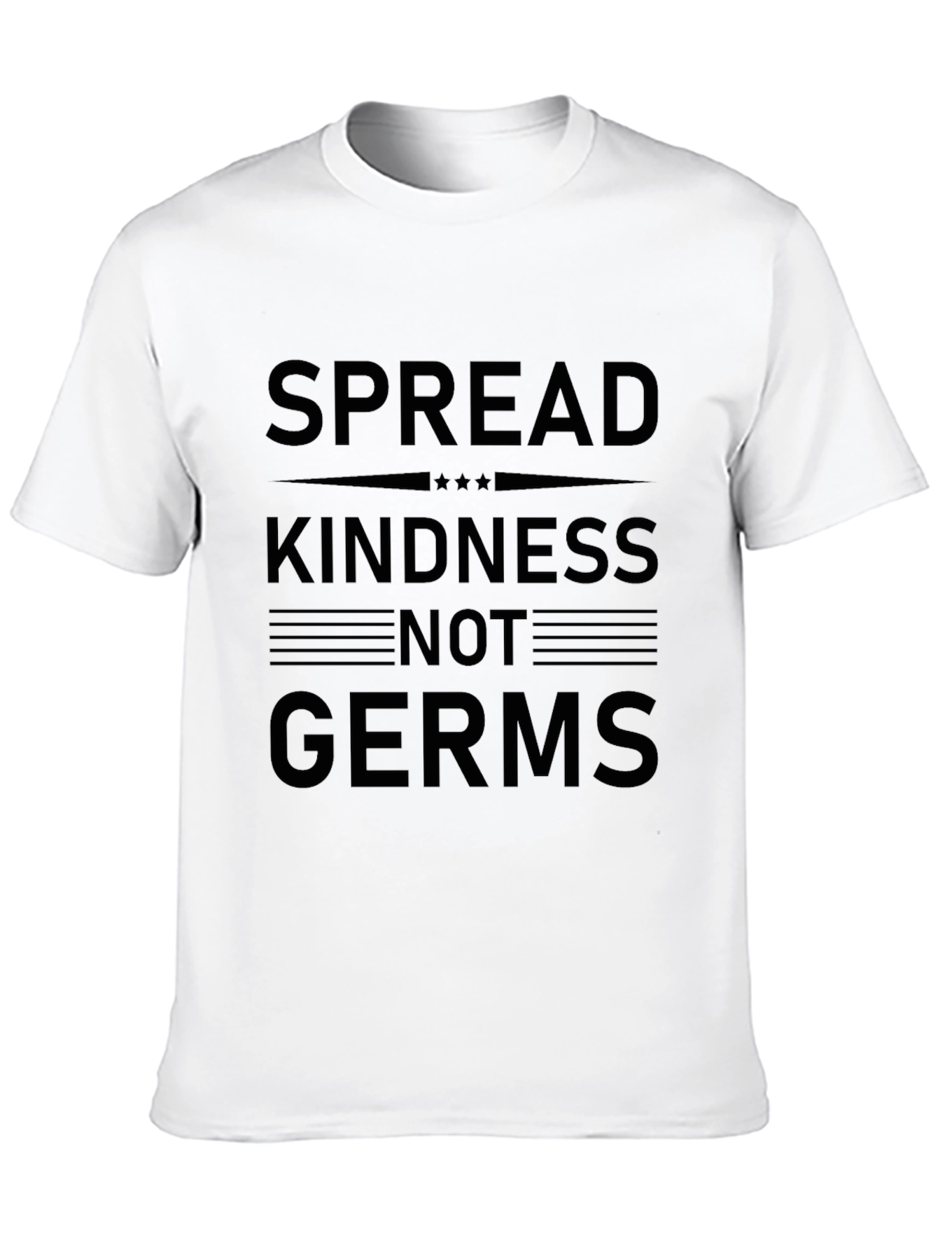 Black Spread Kindness Not Germs Graphic Tee view 10