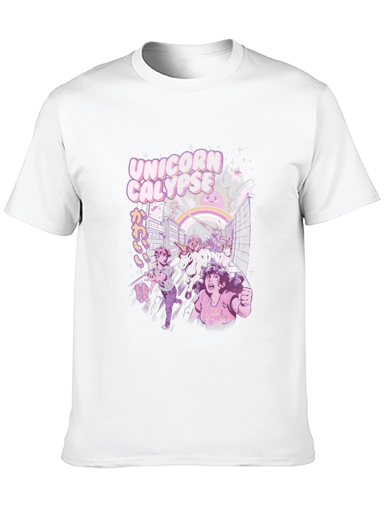 Black Unicorn Apocalypse Graphic Tee - Black view 10