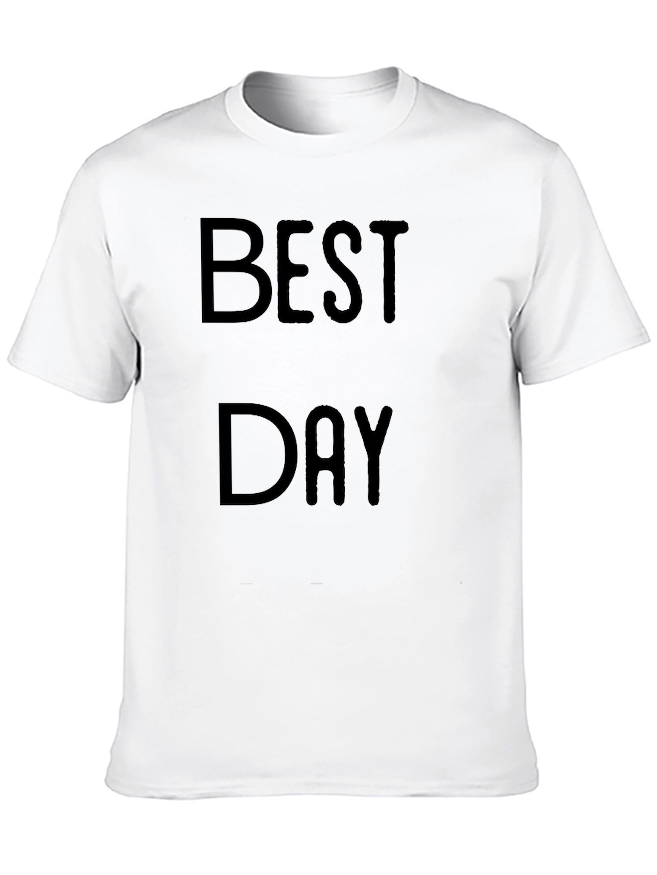 Black Best Day Black Graphic Tee Shirt view 10