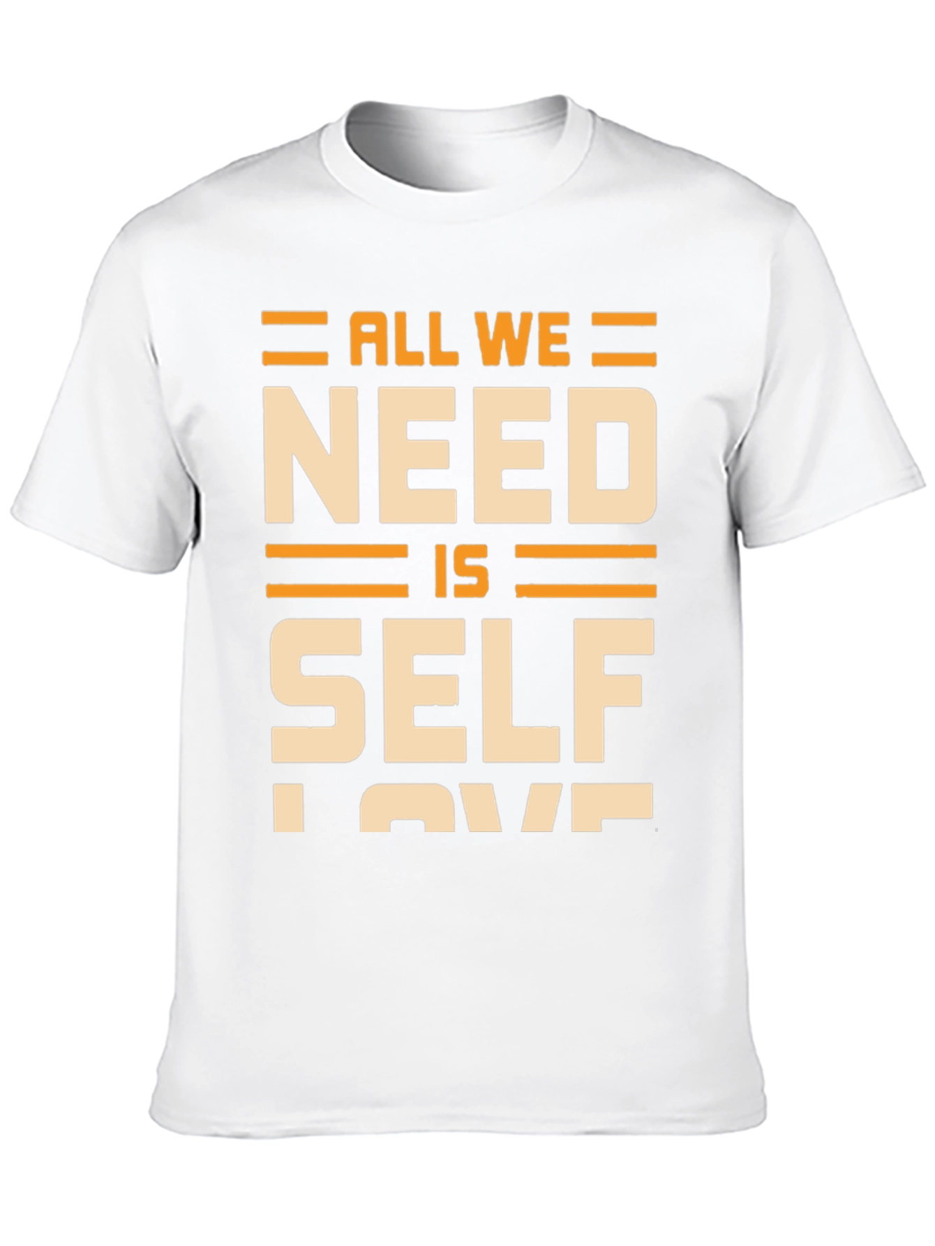 Black All We Need Is Self Love T-Shirt - Black view 10