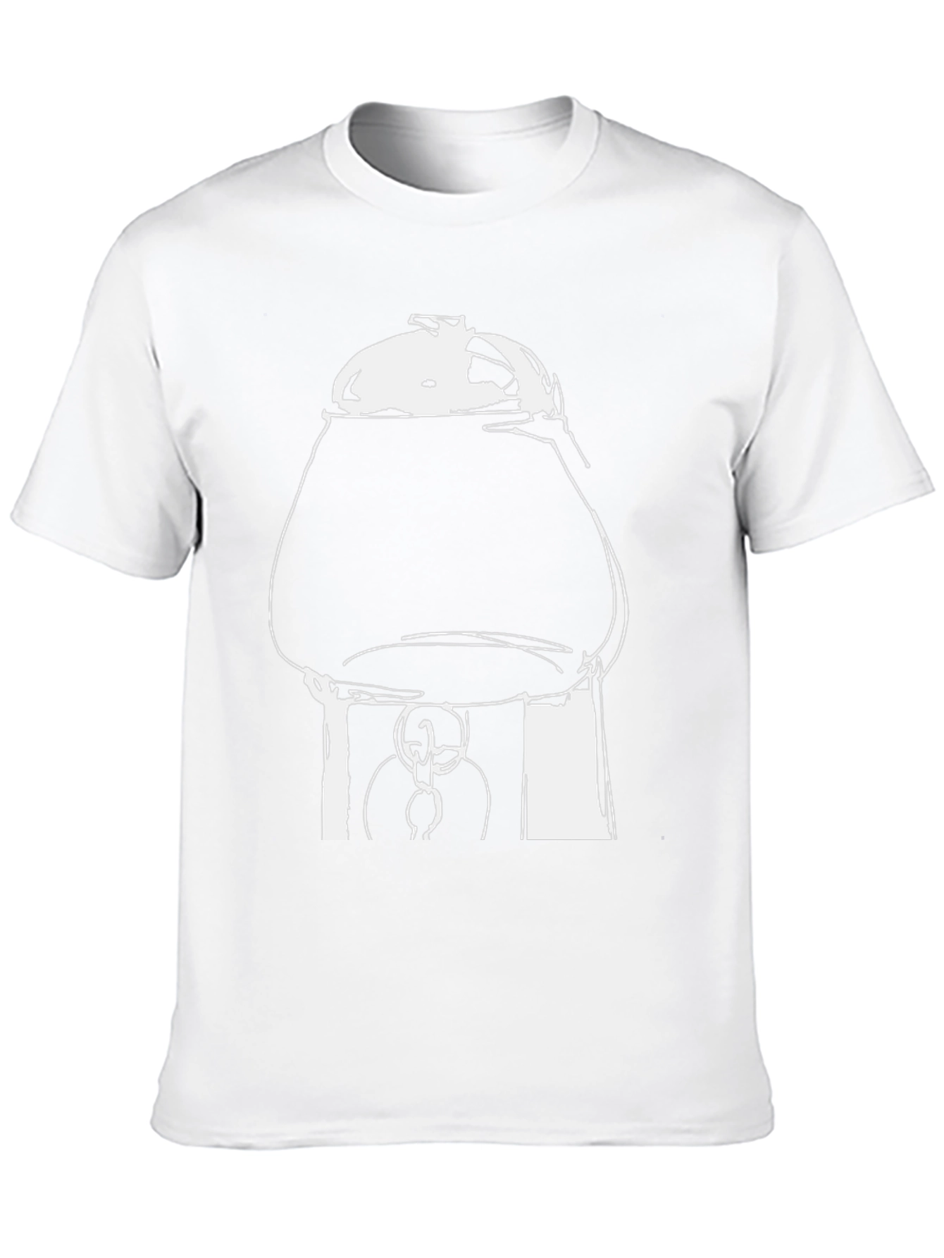 Black Unique Graphic Tee: Coffee Pot Illustration view 10