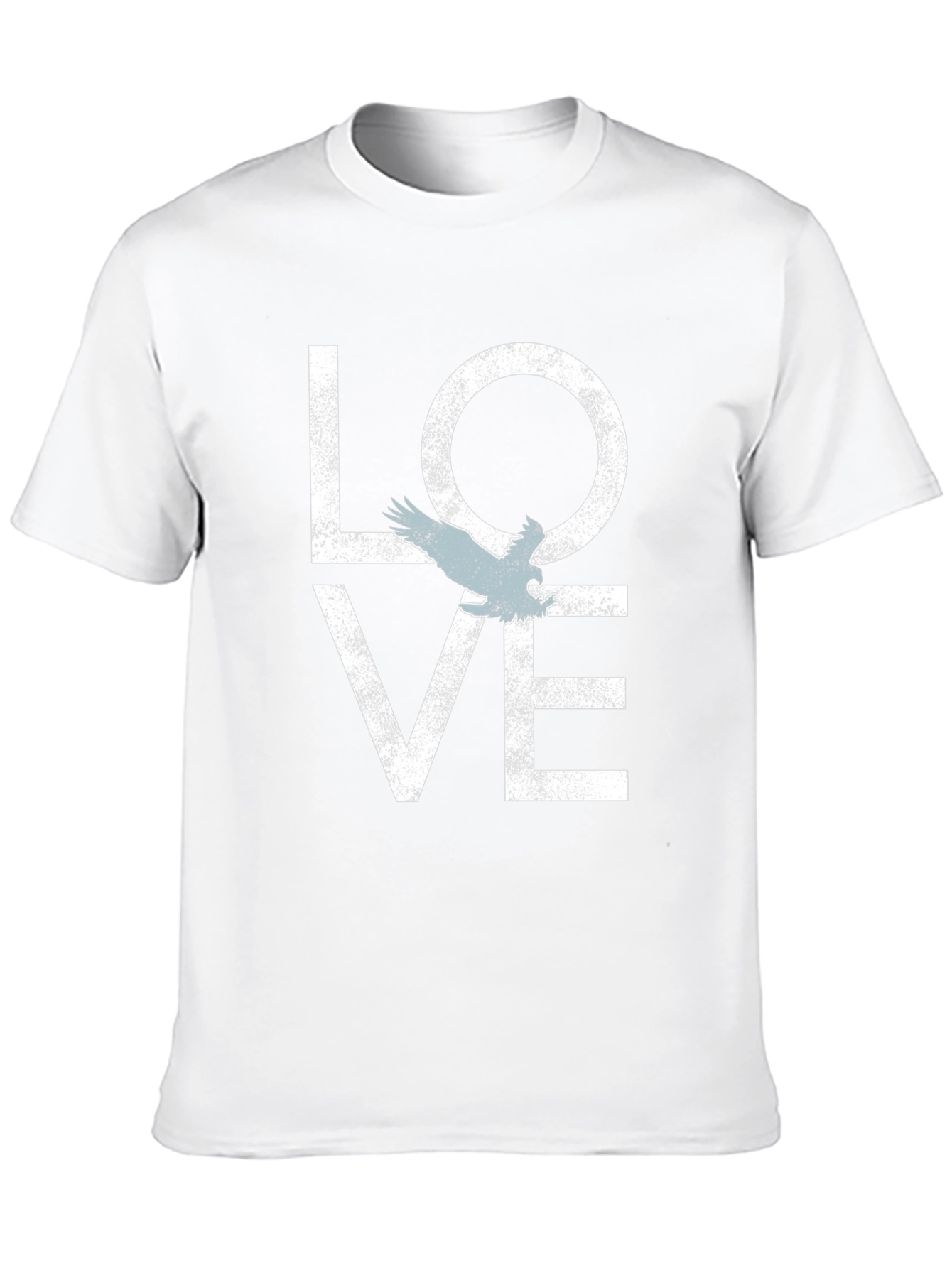 Black Love Bird Graphic Tee - Soft Black Cotton Shirt view 10