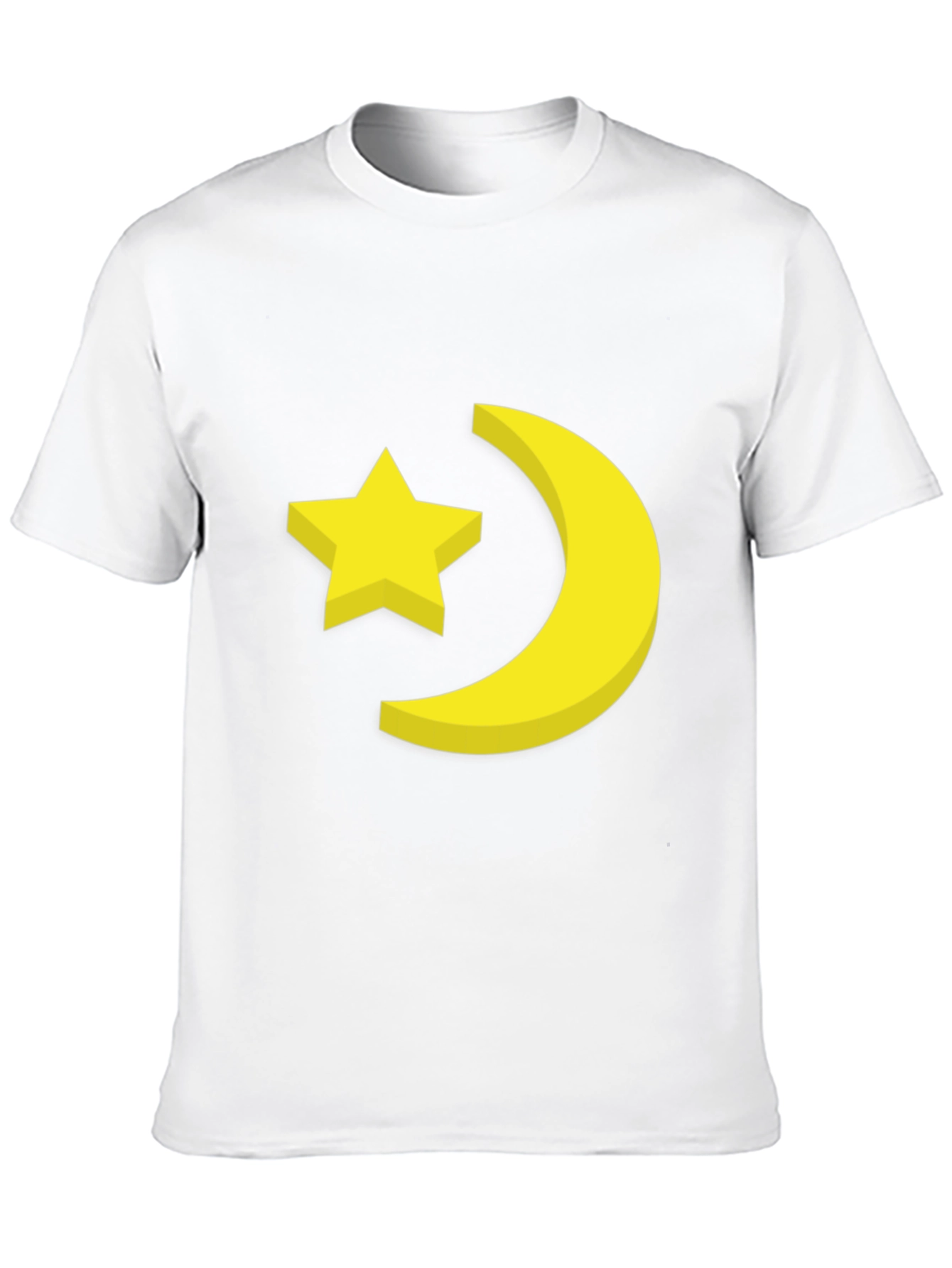 Black Star & Moon Graphic Tee - Stylish Black T-Shirt view 10