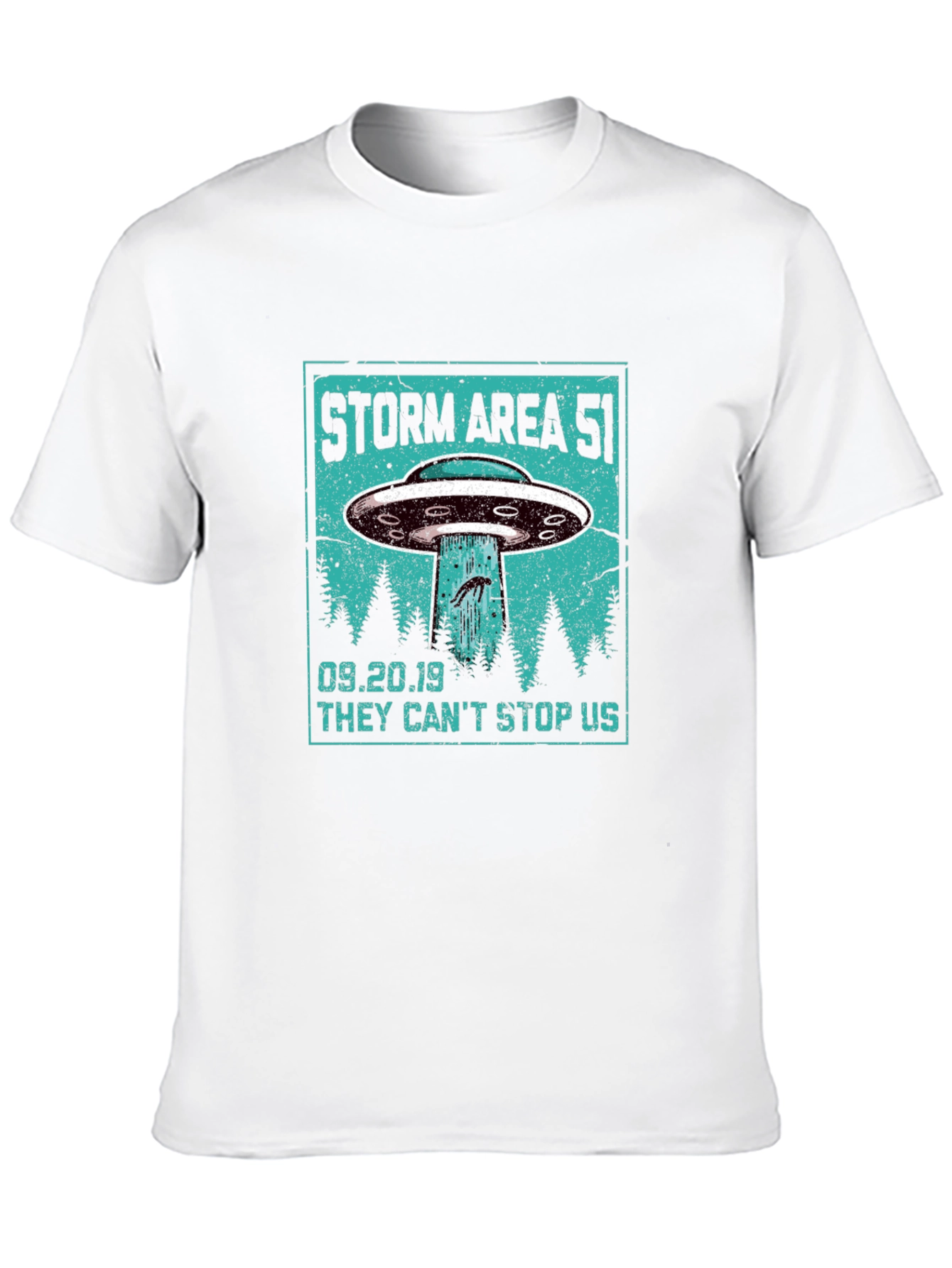 Storm Area 51 UFO Graphic Tee - 10