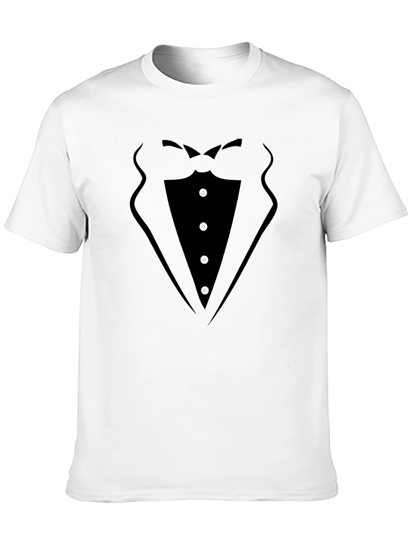 Black Tuxedo Graphic Tee - Formal Fun! view 10