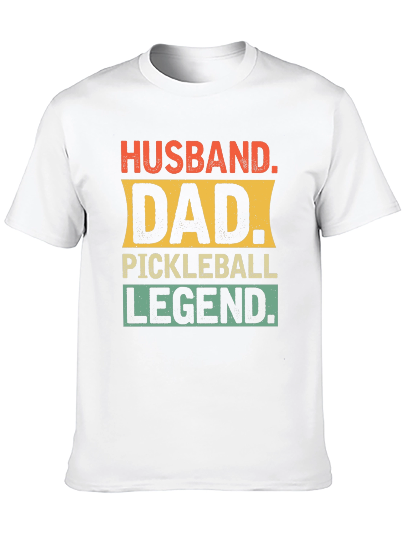 Black Husband Dad Pickleball Legend Graphic Tee view 10