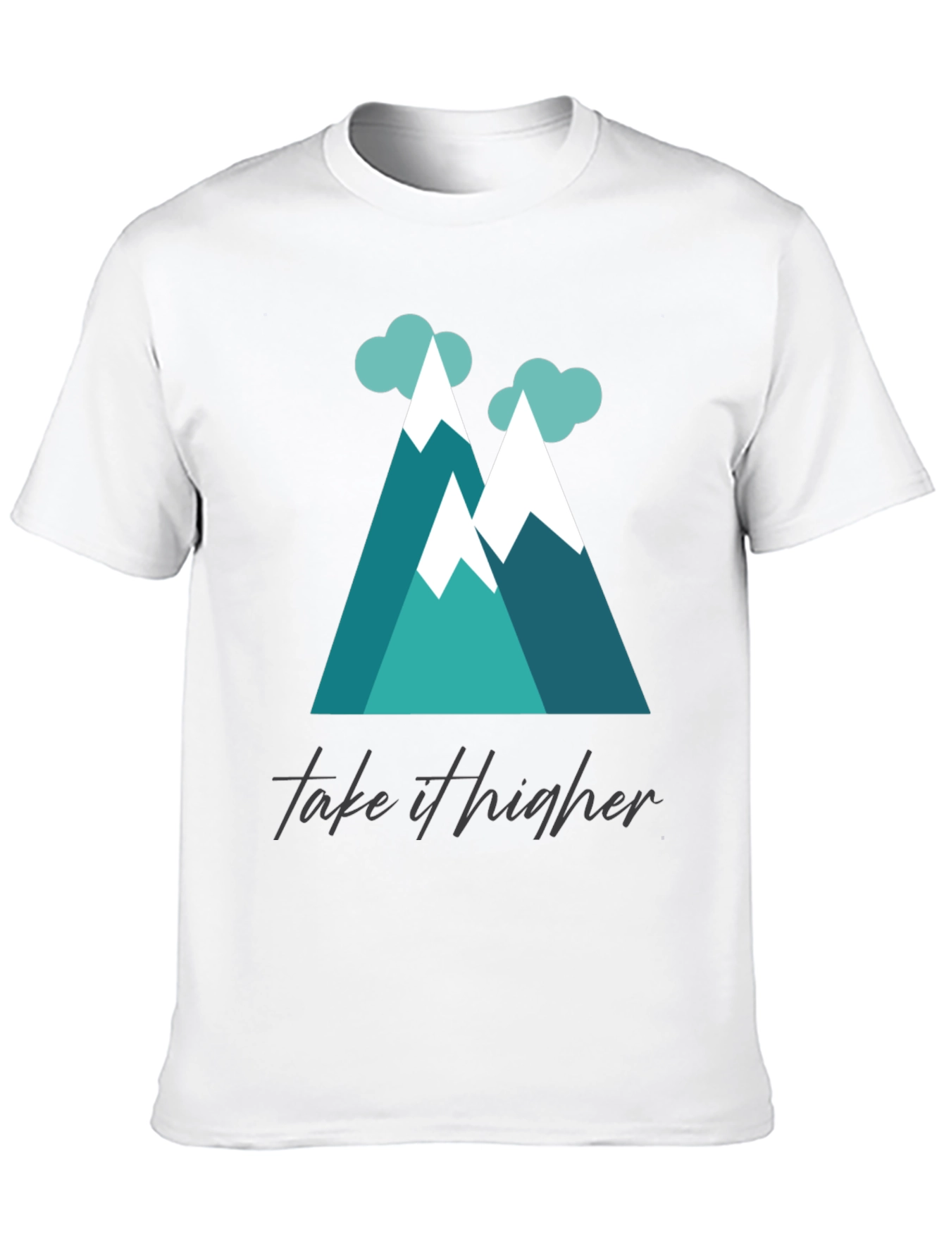 Black Take It Higher Mountain Tee - Black Graphic T-Shirt view 10