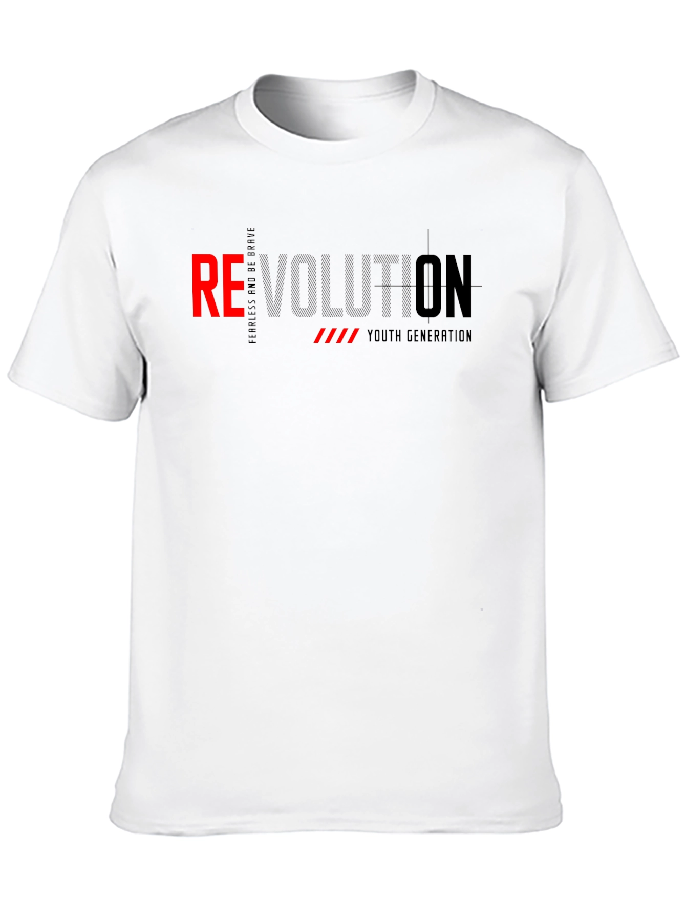 Black Revolution Graphic Print Men's T-Shirt view 10