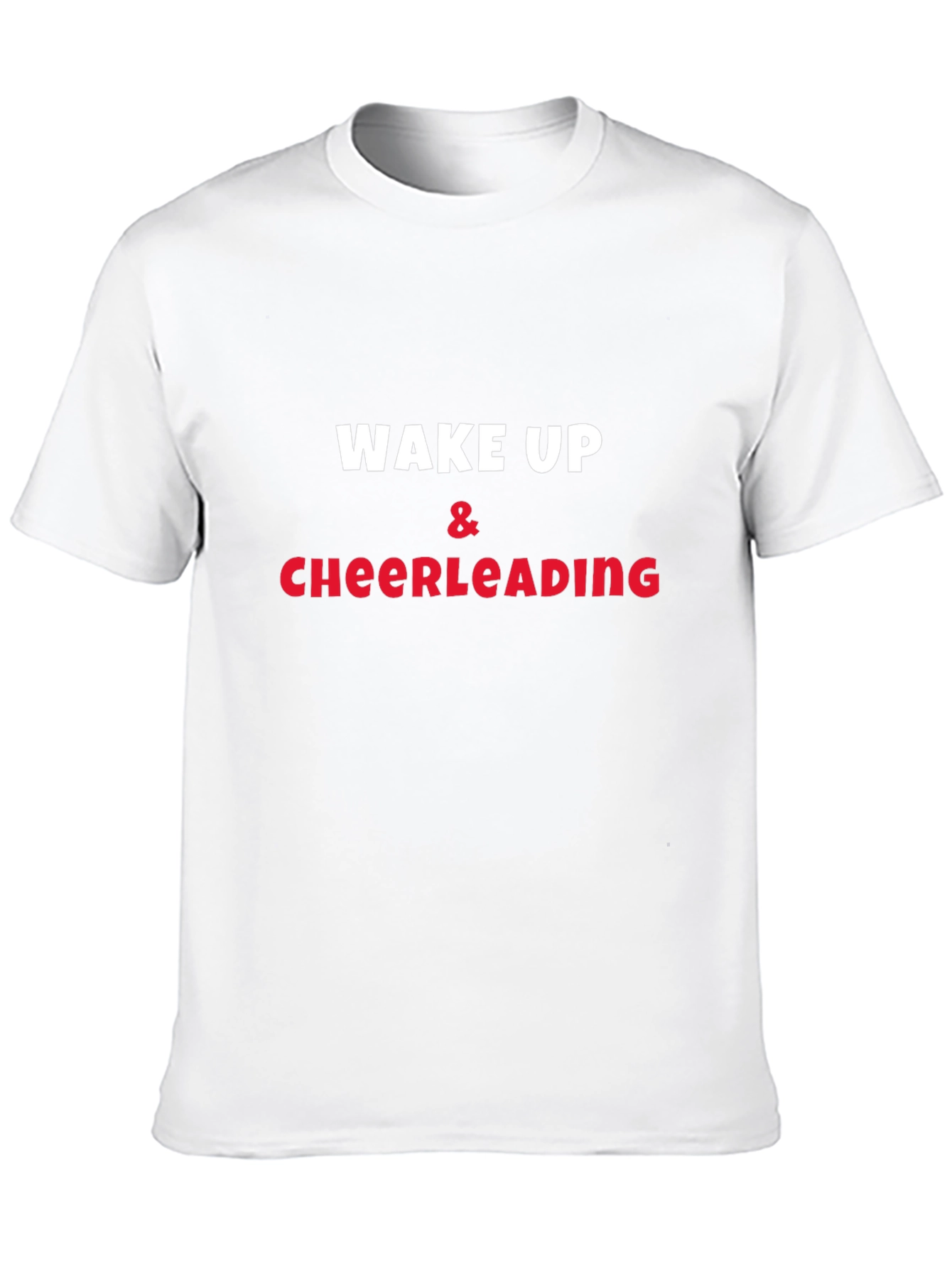 Black Wake Up Cheerleading Graphic Tee view 10