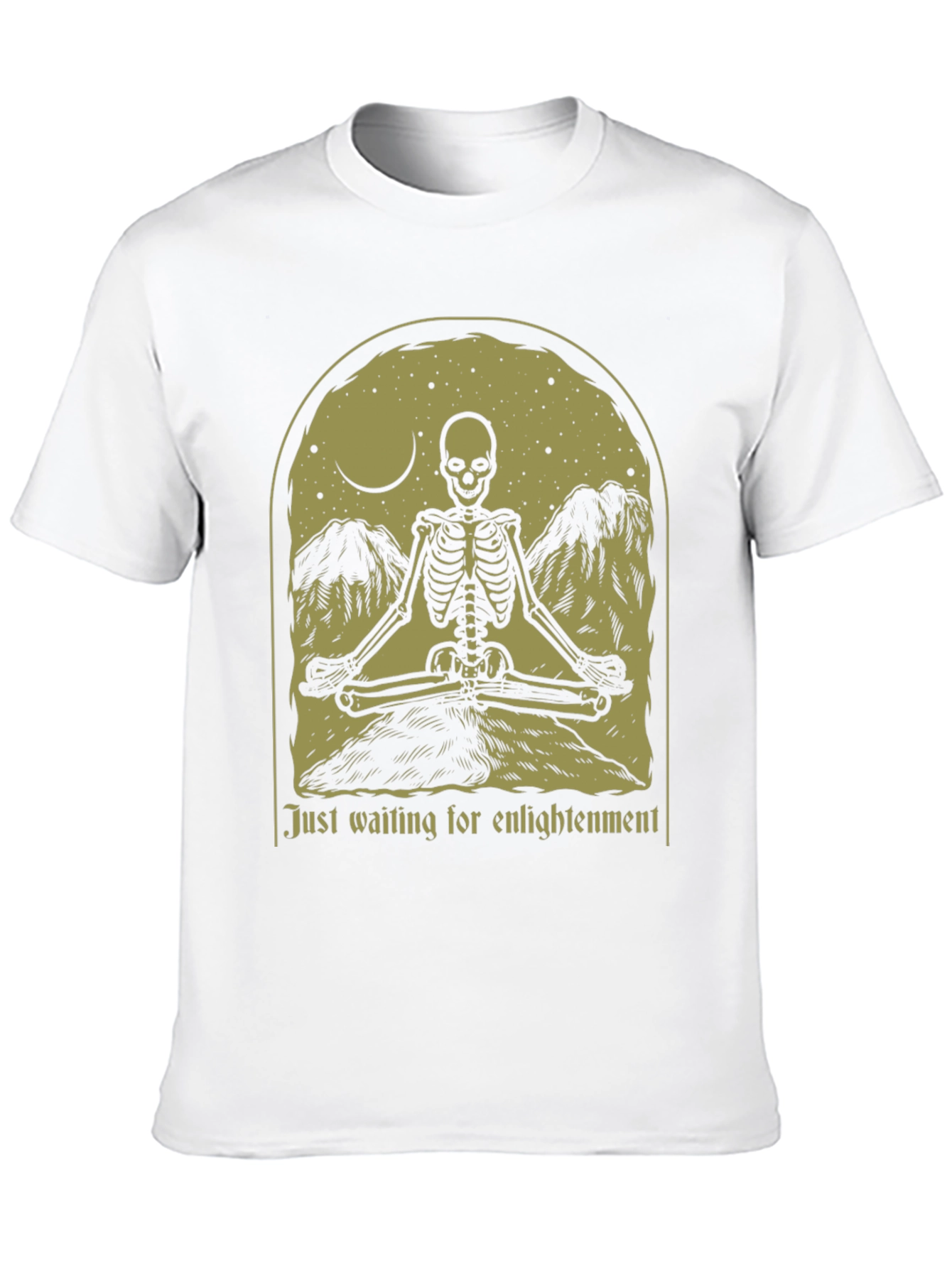 Black Enlightenment Skeleton Graphic Tee view 10