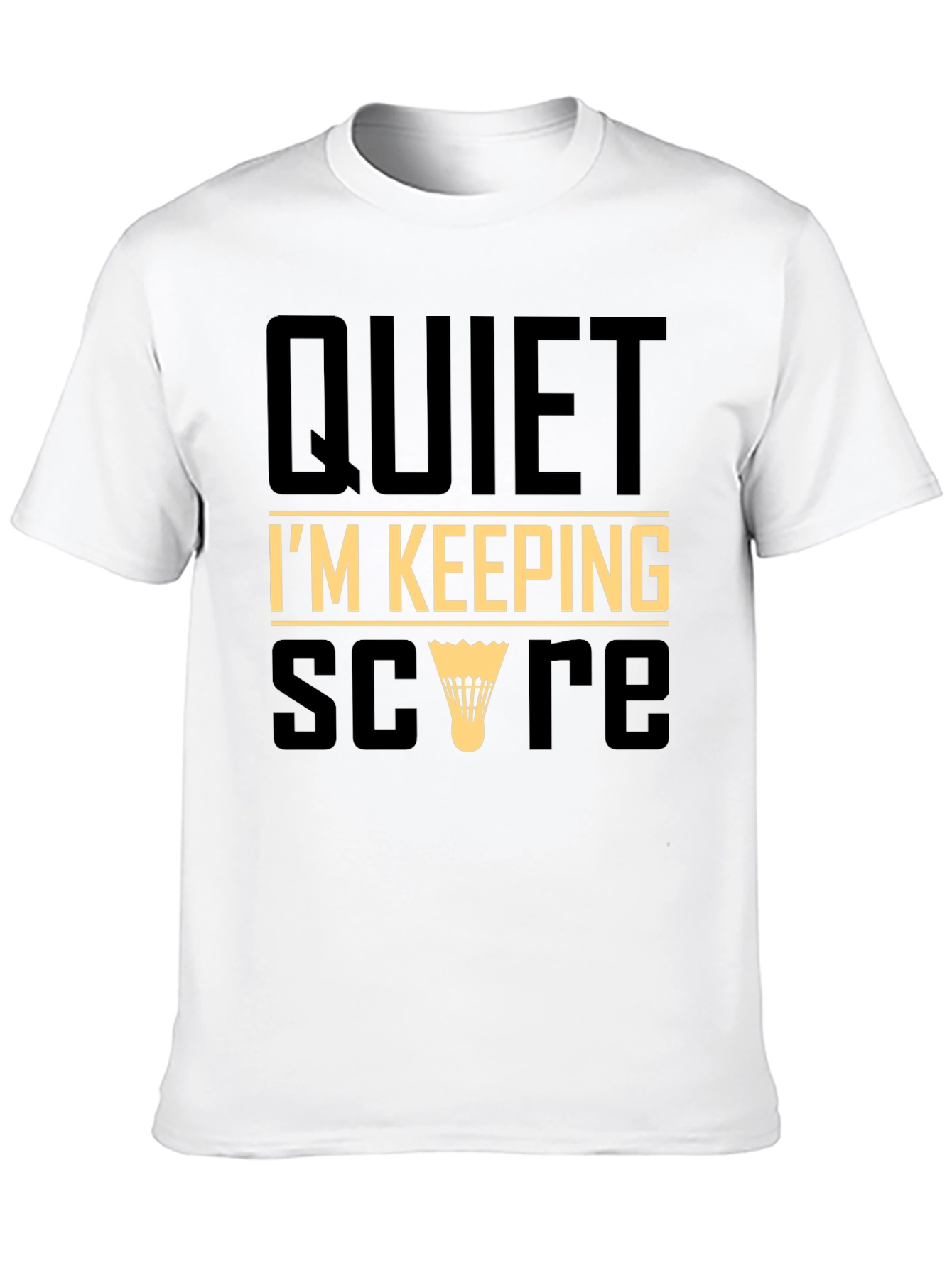 Black Quiet I'm Keeping Score T-Shirt view 10