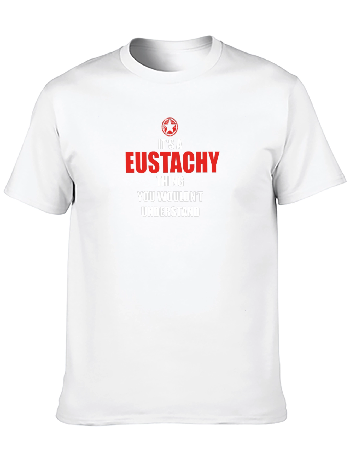 Black It's a Eustachy Thing T-Shirt view 10