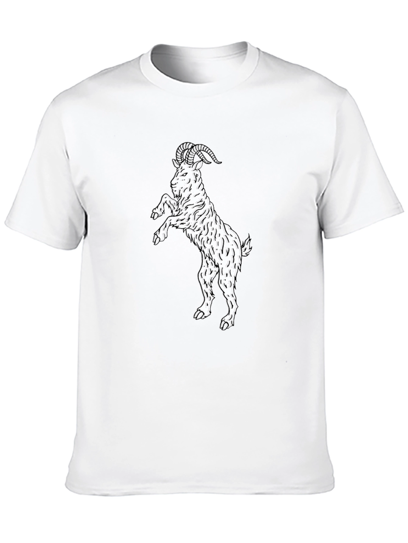 Black Black Goat Graphic Tee - Stand Out Style view 10