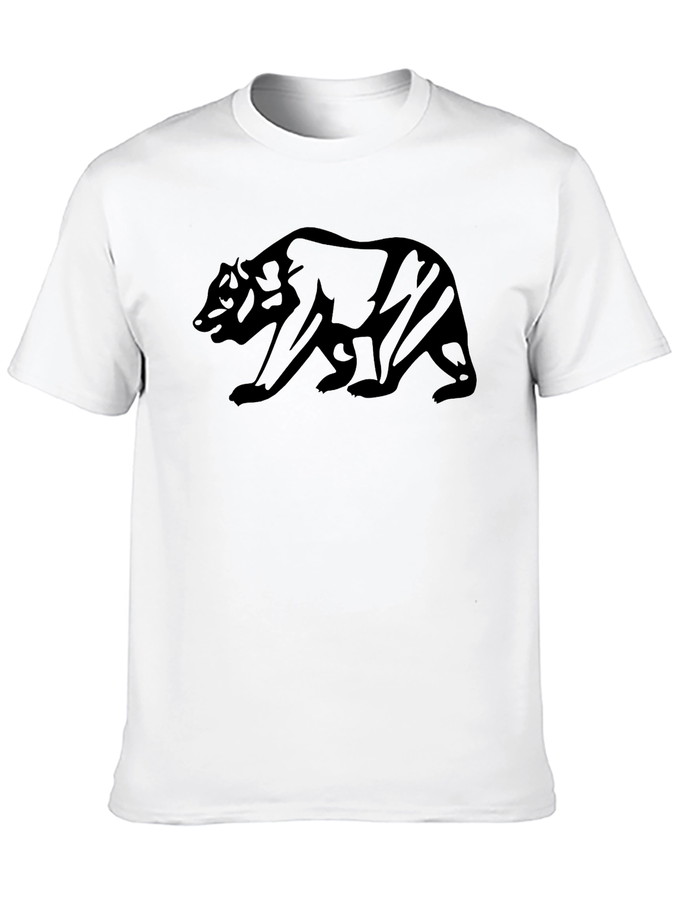 Black Bear Graphic Tee - Men's Casual Short Sleeve Shirt - 10