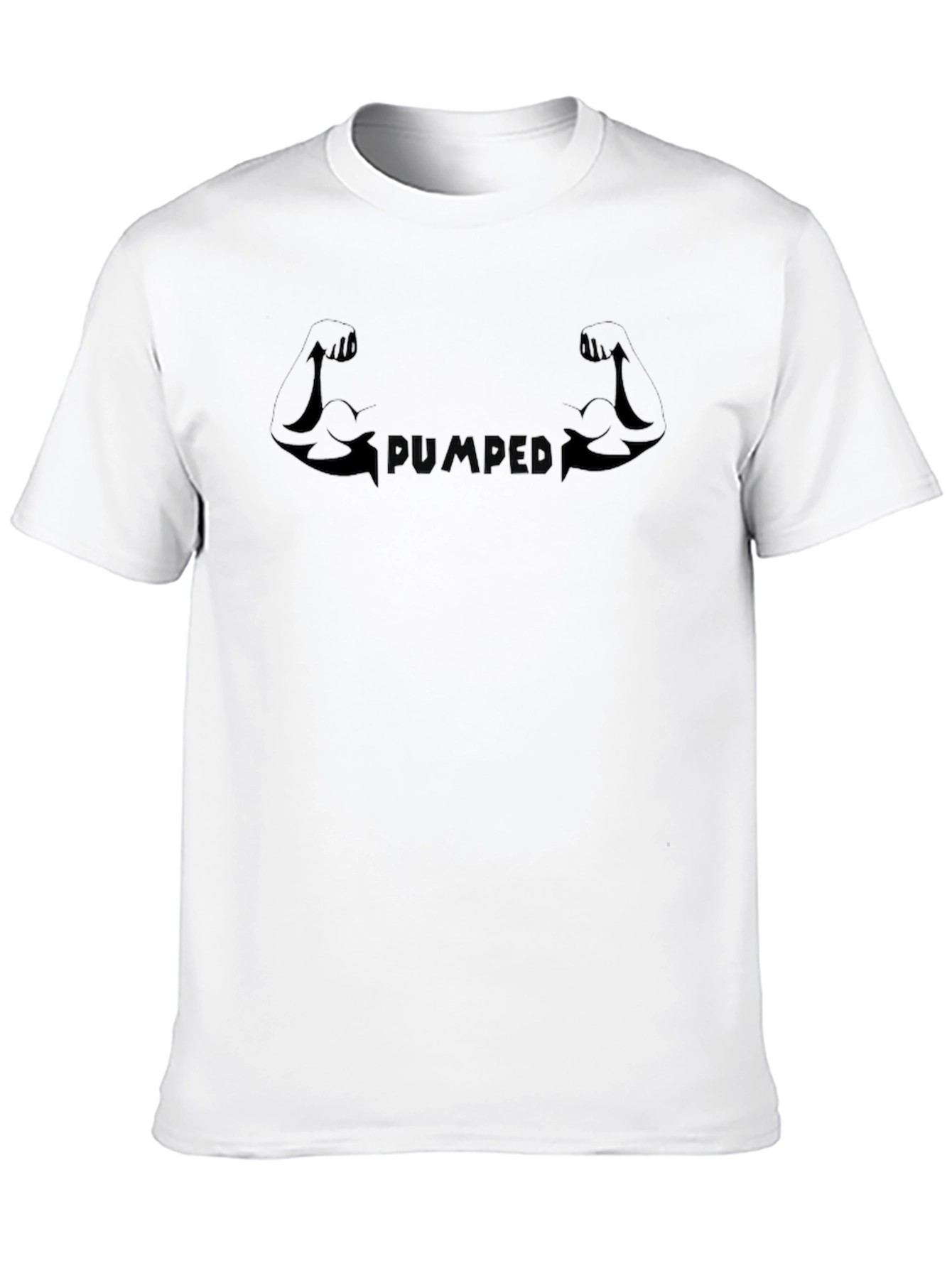 Black Pumped Muscle Graphic Tee - Black view 10