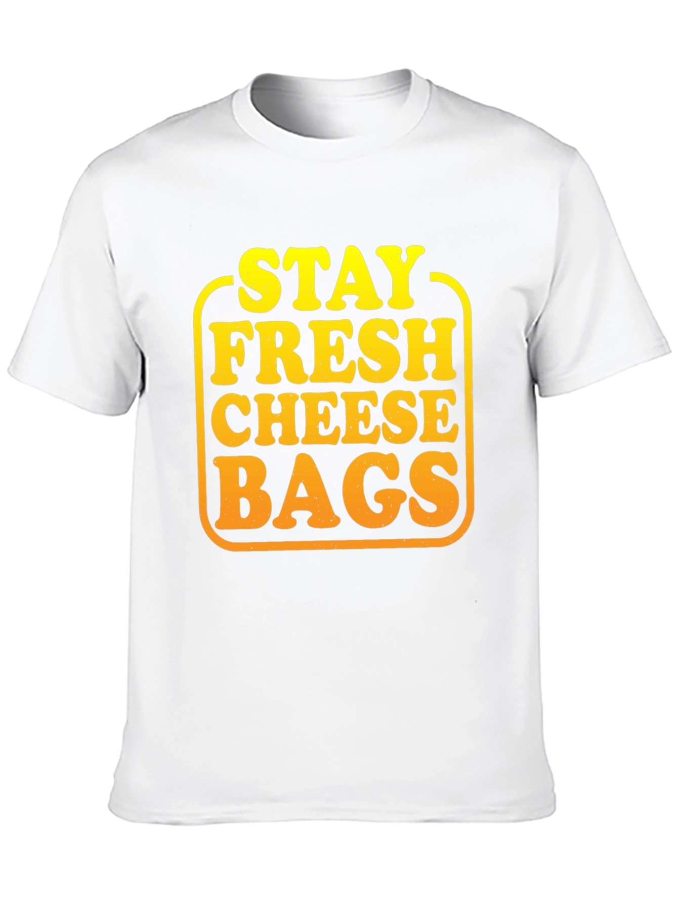 Black Stay Fresh Cheese Bags Graphic T-Shirt view 10
