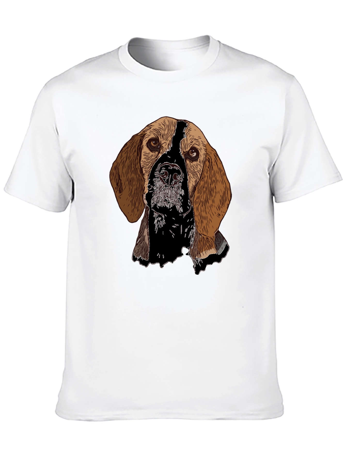 Black Dog Breed Graphic Black T-Shirt view 10