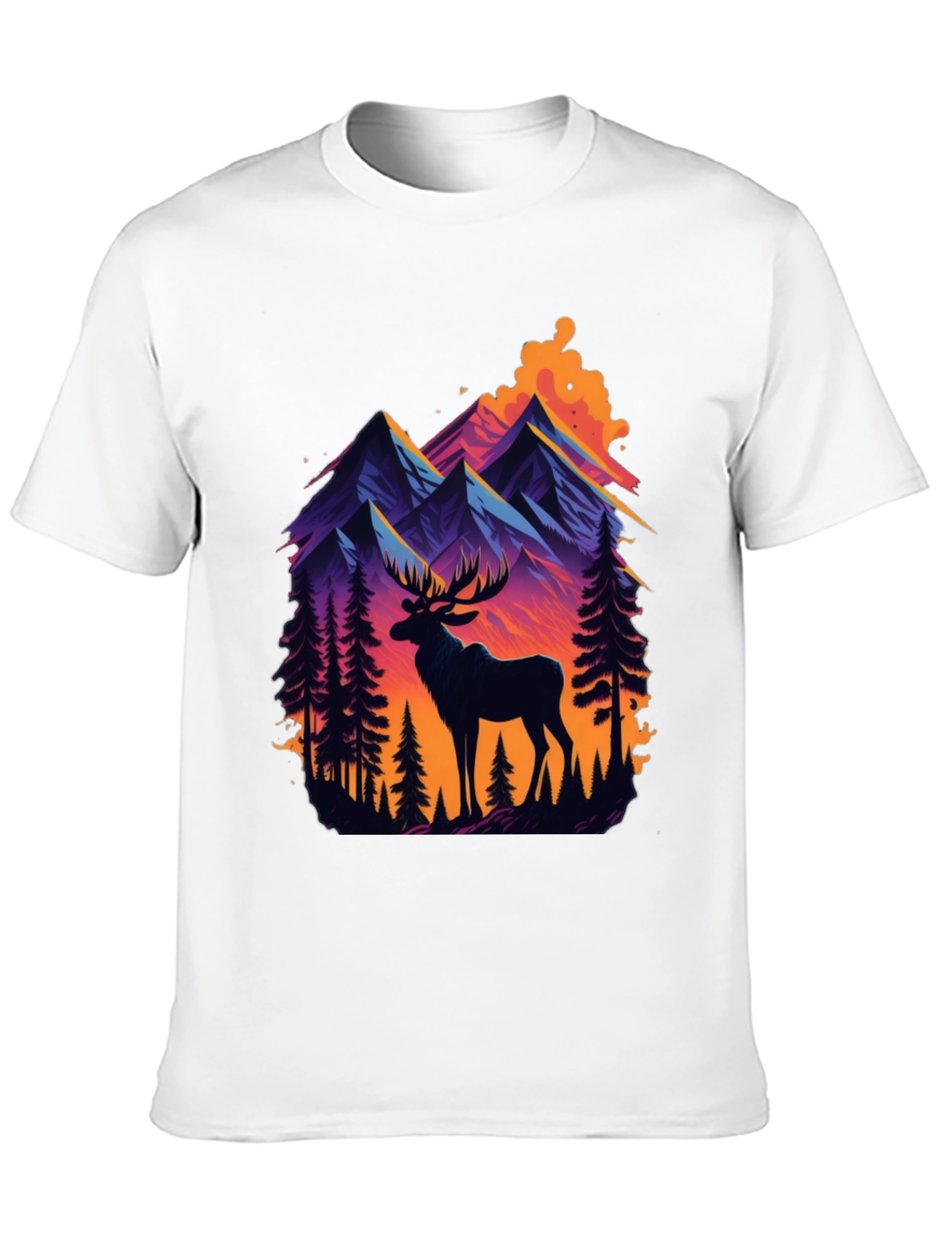 Black Mountain Moose Graphic Tee - Nature Inspired Style view 10