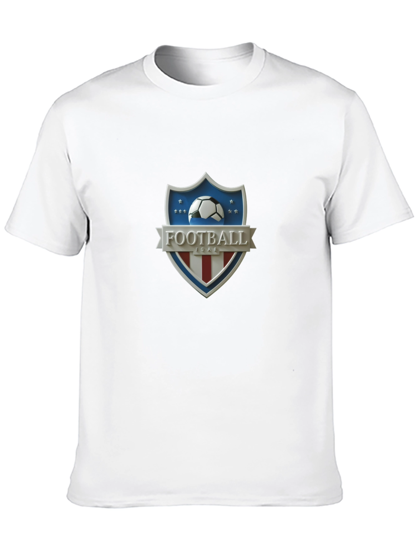 Black Football USA Shield T-Shirt view 10