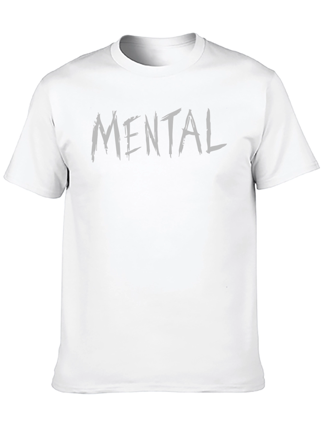 Black Mental Graphic Tee - Casual Style view 10