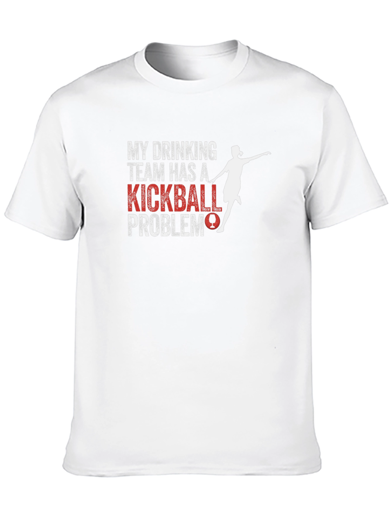 Black Kickball Drinking Team Graphic Tee view 10