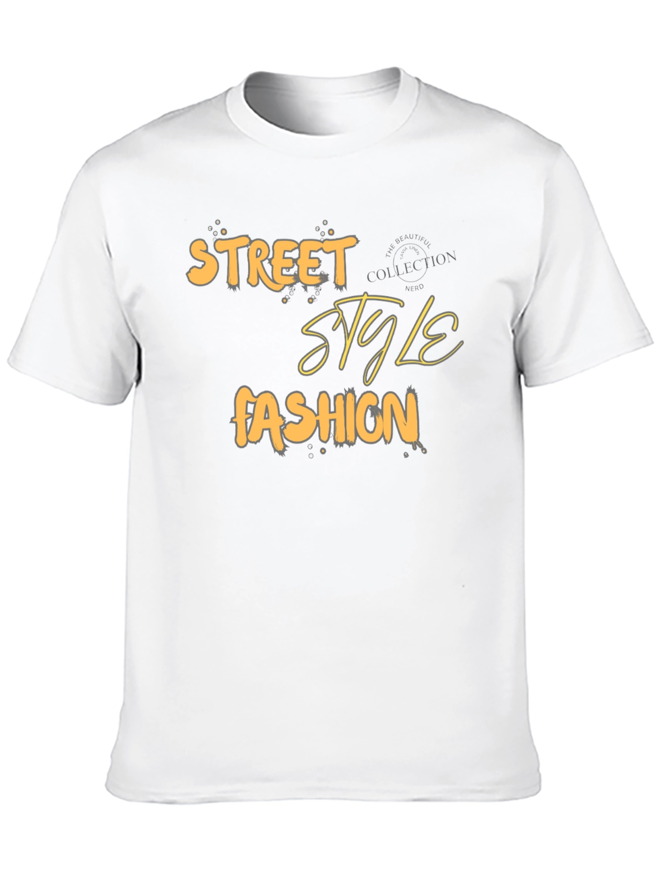 Black Street Style Fashion Graphic T-Shirt view 10