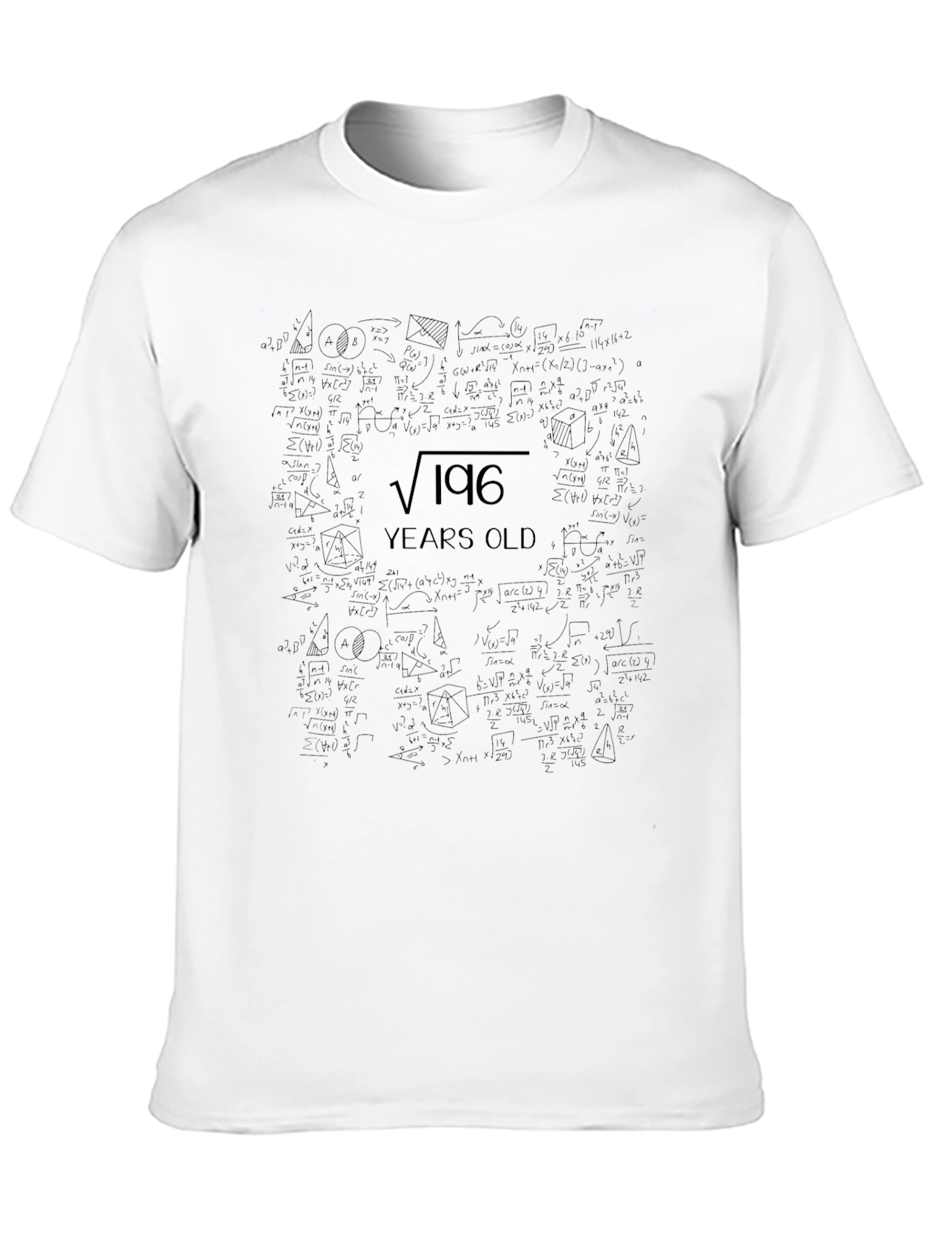 Black Funny 14th Birthday Math T-Shirt view 10